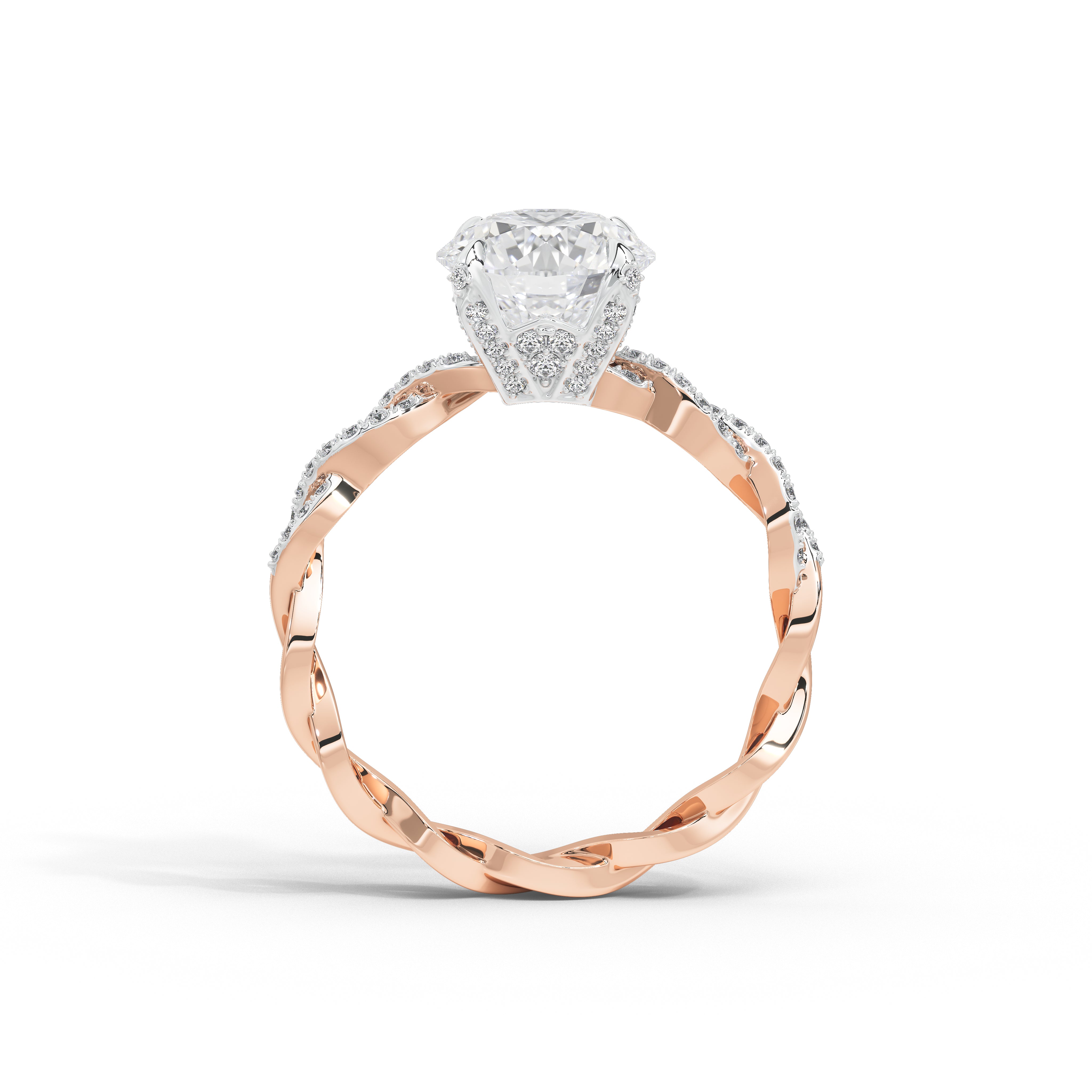 1 Carat Leila Round Solitaire Ring