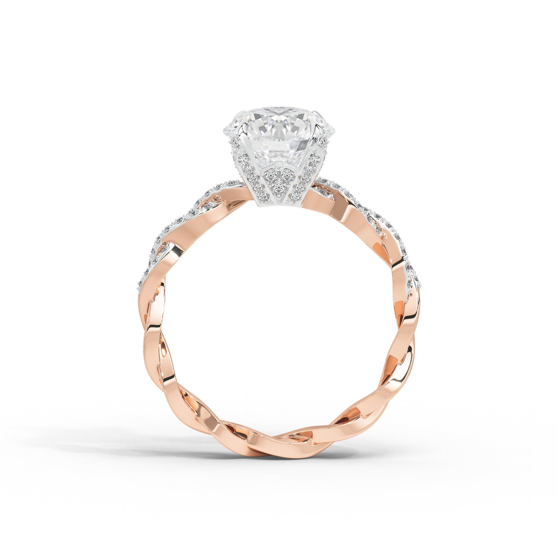 1 Carat Leila Round Solitaire Ring