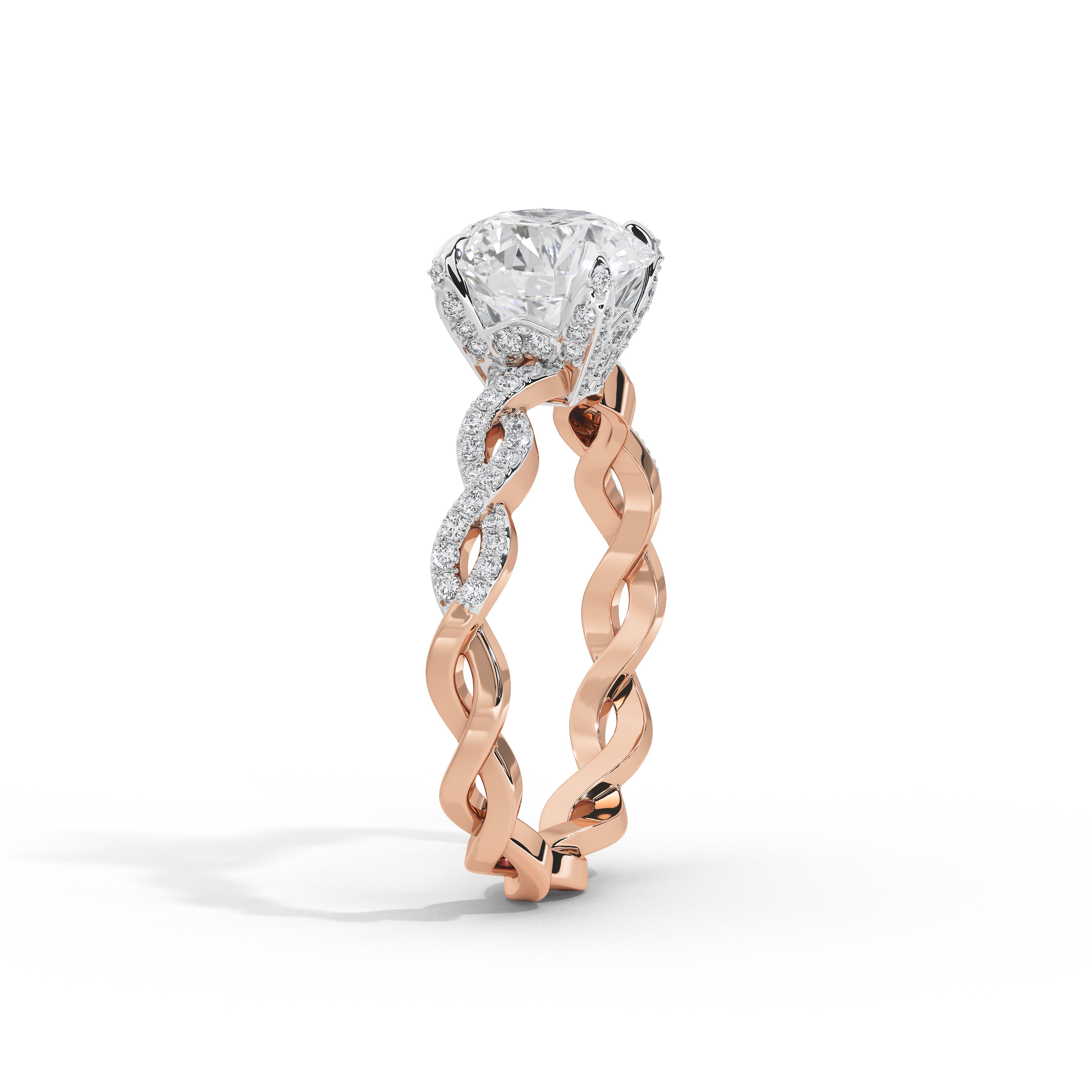 1 Carat Leila Round Solitaire Ring