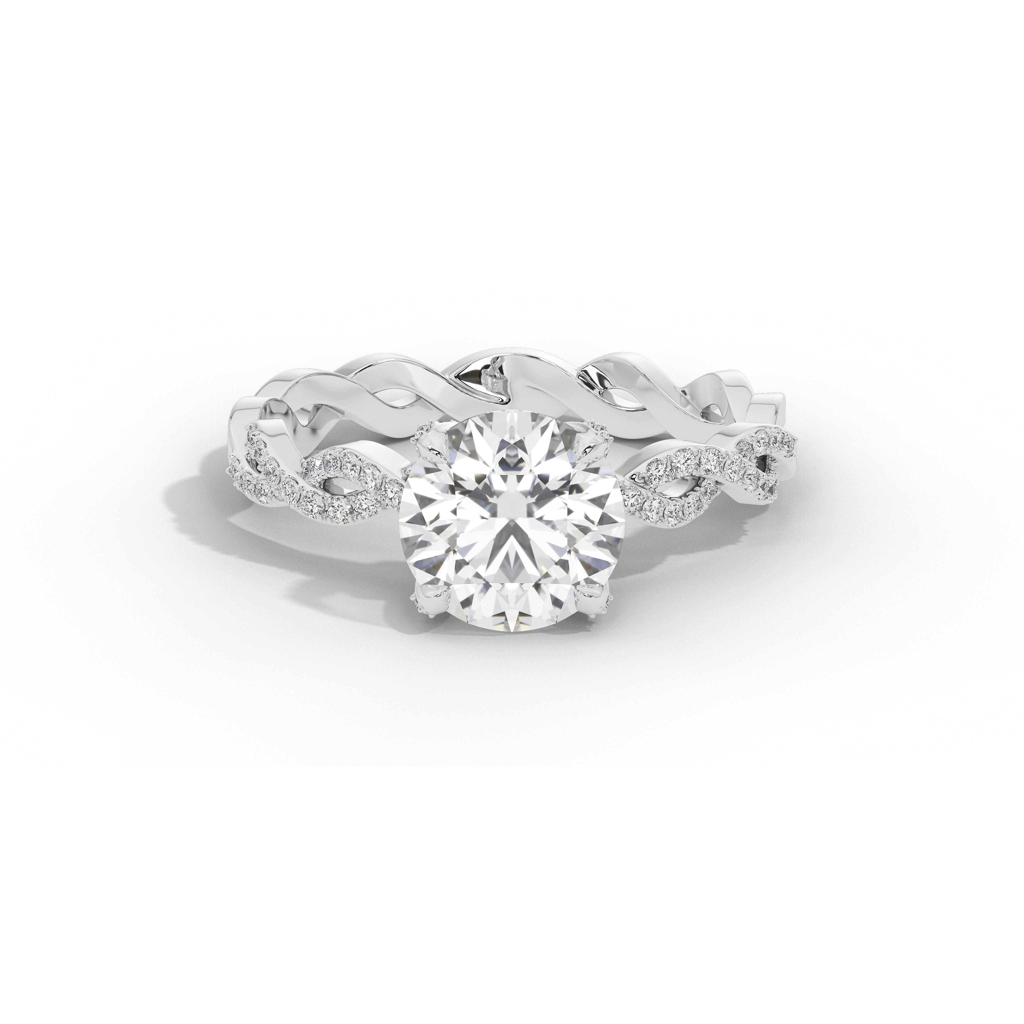 1 Carat Leila Round Solitaire Ring