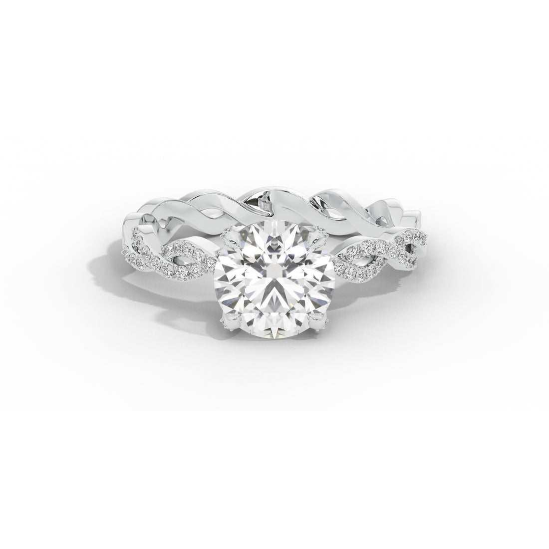 1 Carat Leila Round Solitaire Ring