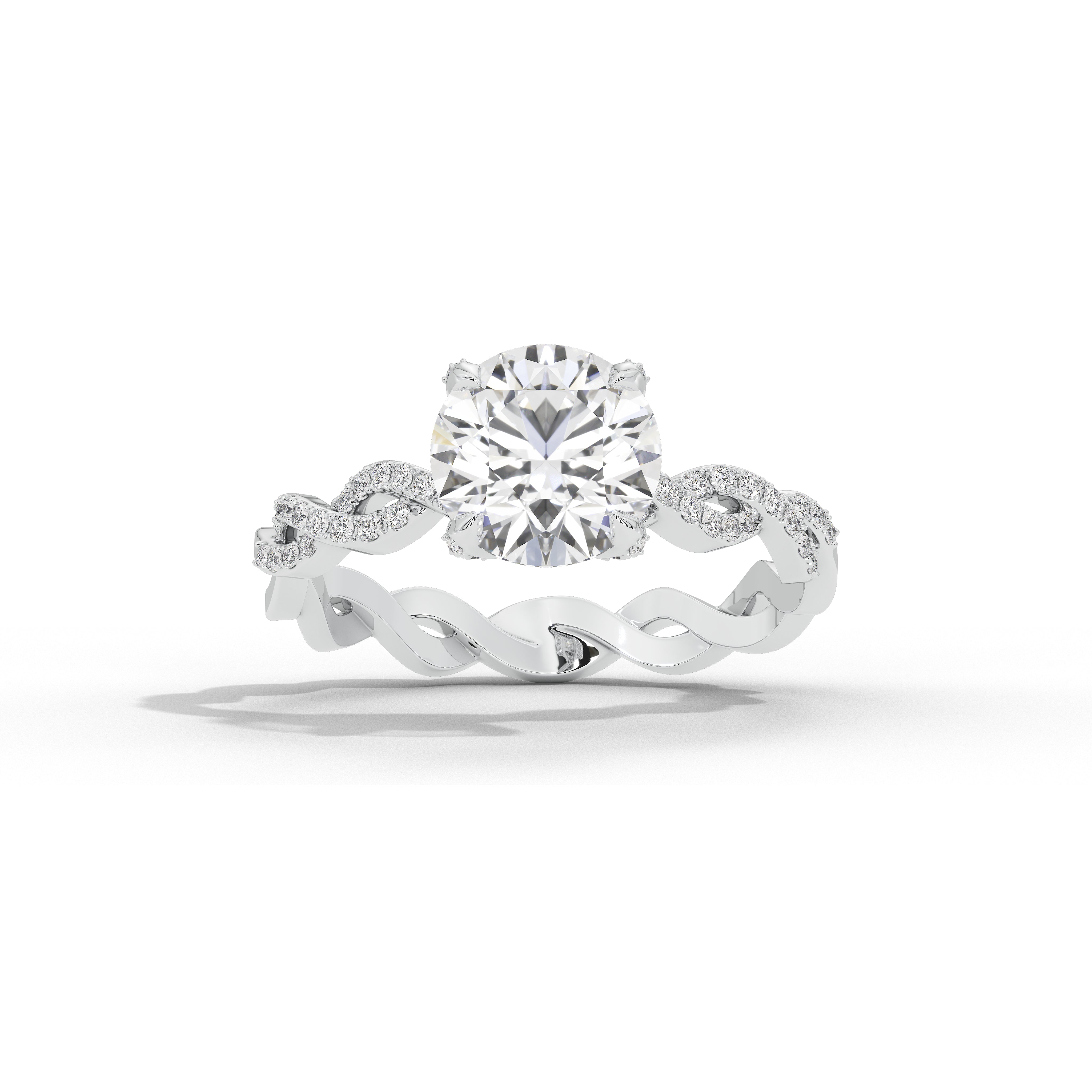 1 Carat Leila Round Solitaire Ring