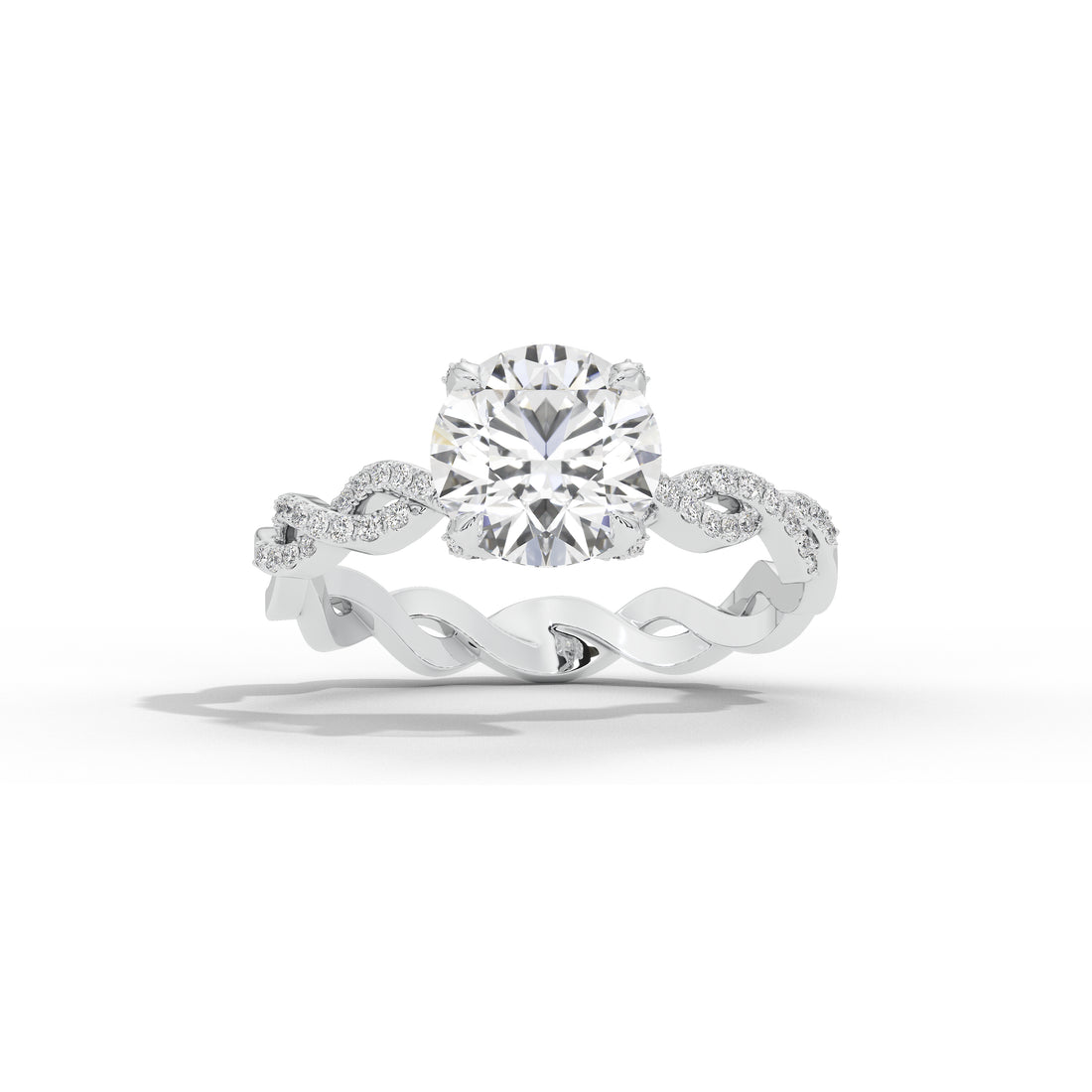 1 Carat Leila Round Solitaire Ring