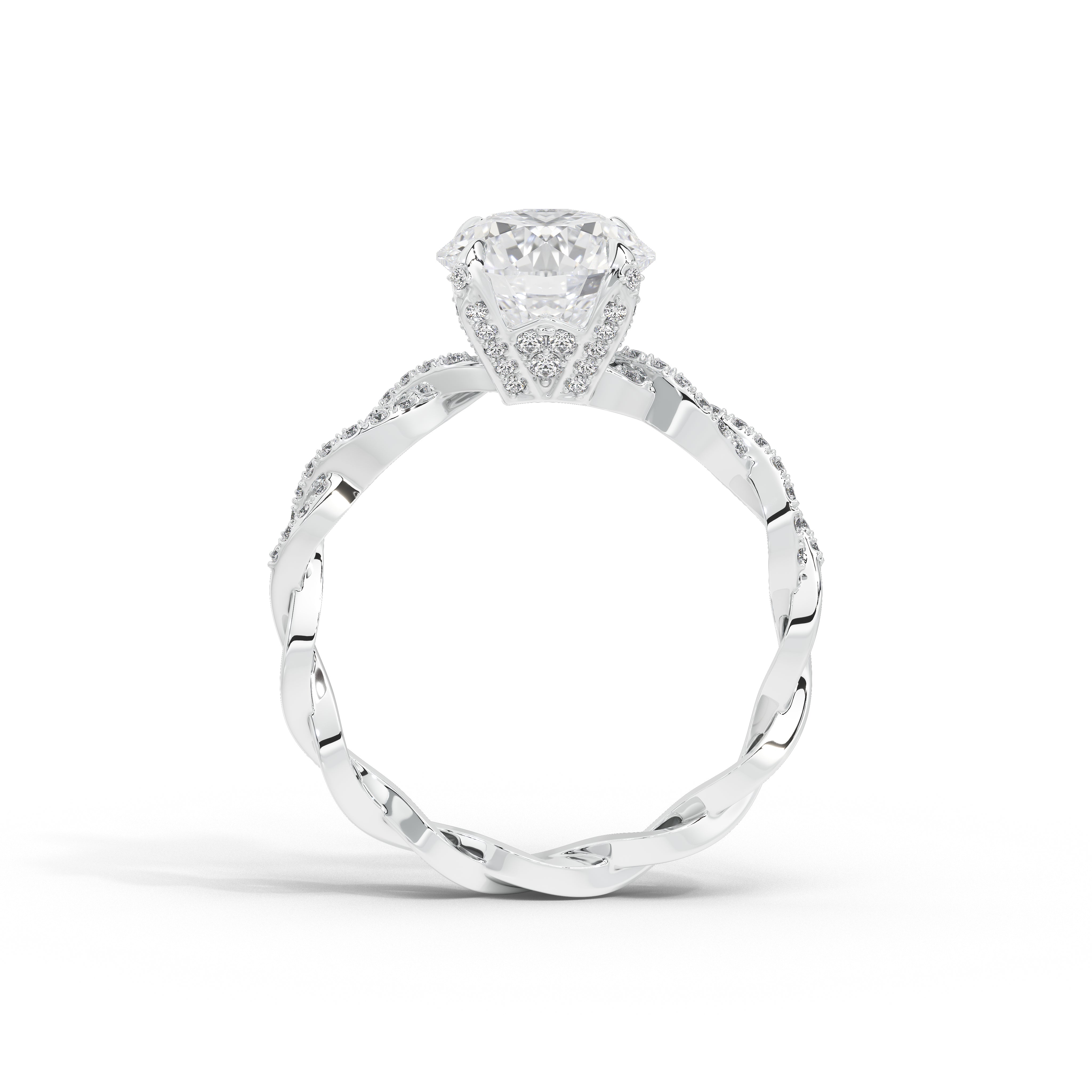 1 Carat Leila Round Solitaire Ring