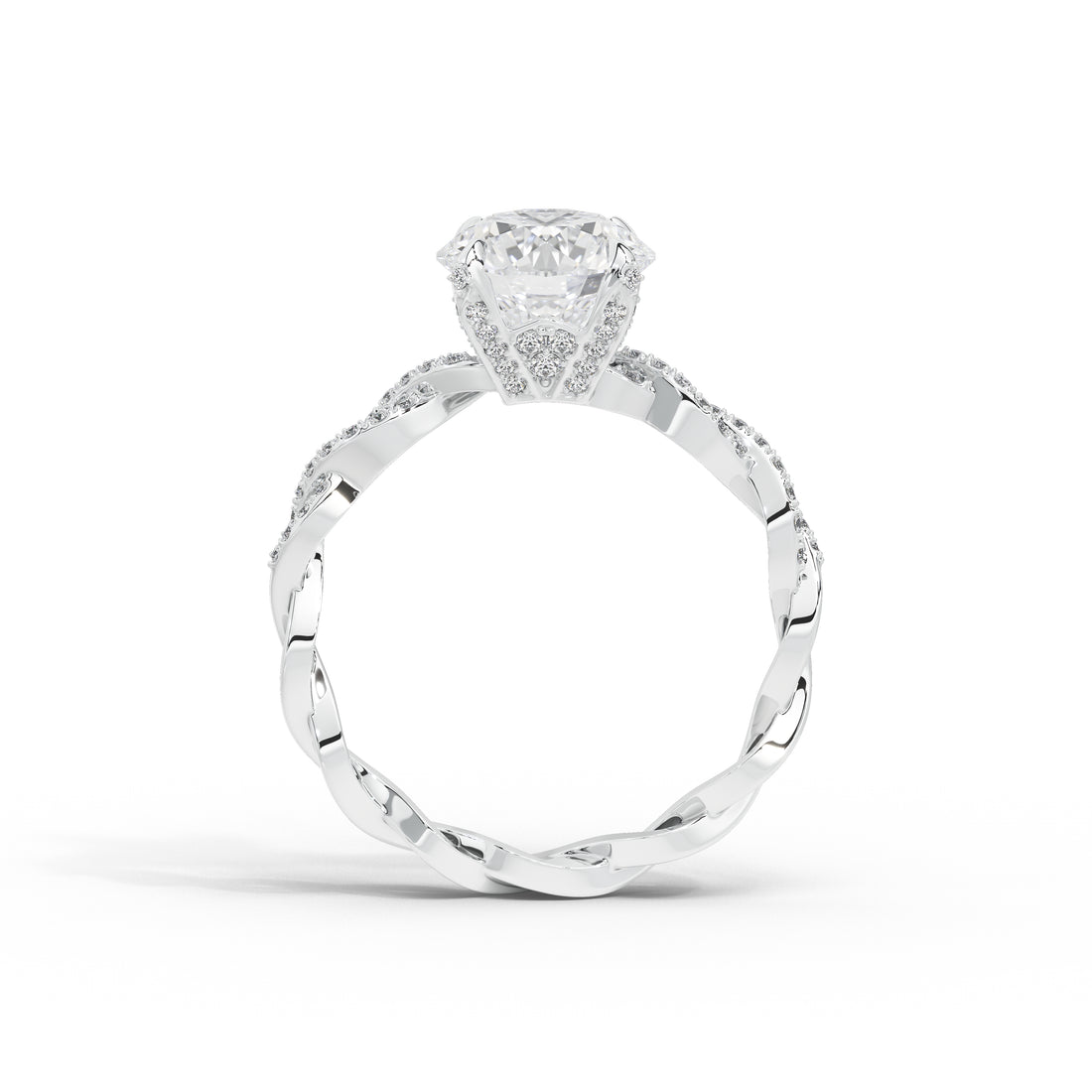 1 Carat Leila Round Solitaire Ring