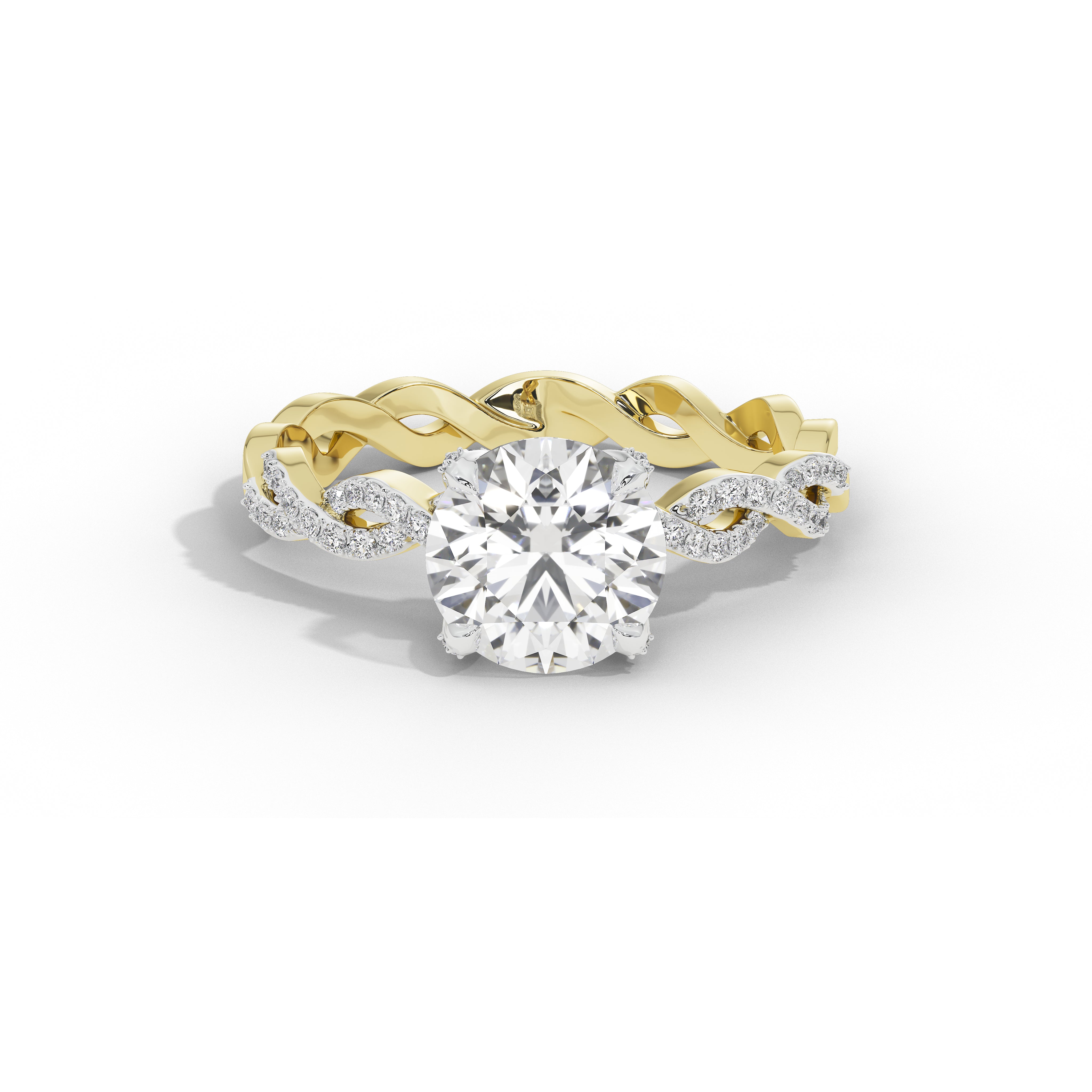 1 Carat Leila Round Solitaire Ring