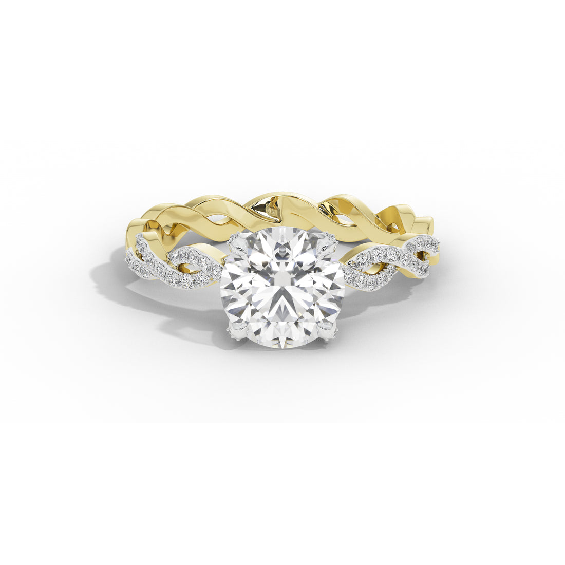 1 Carat Leila Round Solitaire Ring