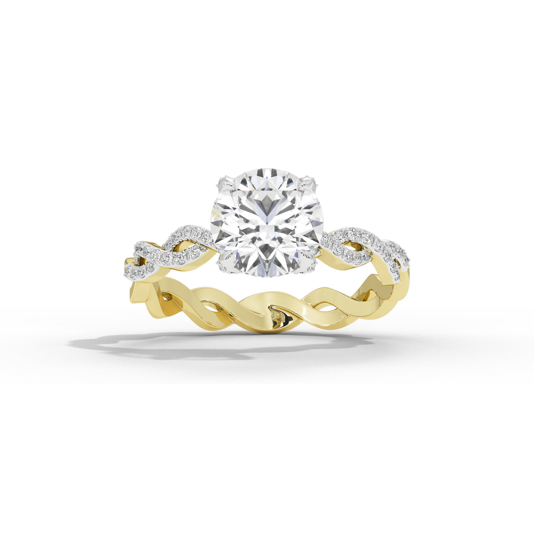 1 Carat Leila Round Solitaire Ring