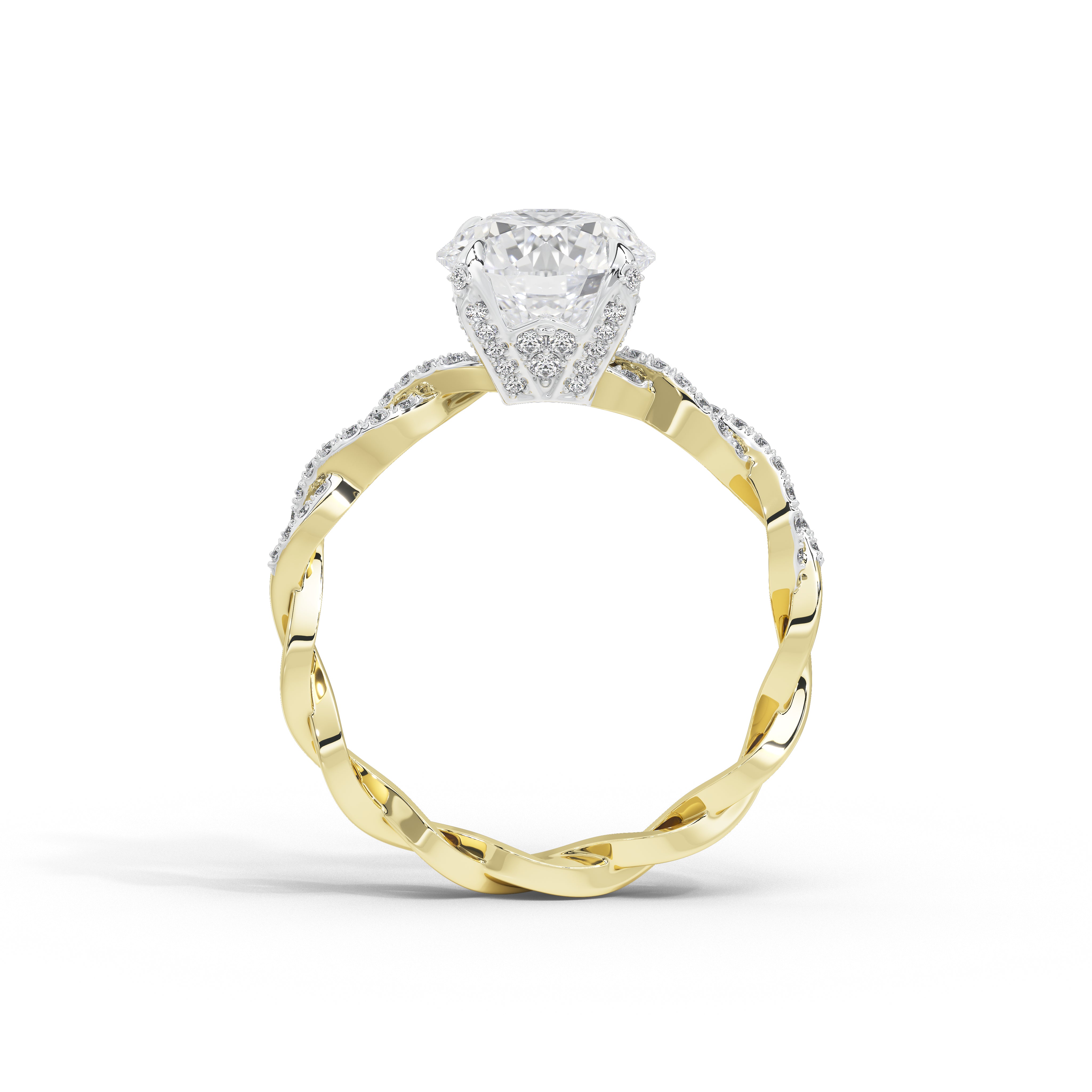 1 Carat Leila Round Solitaire Ring
