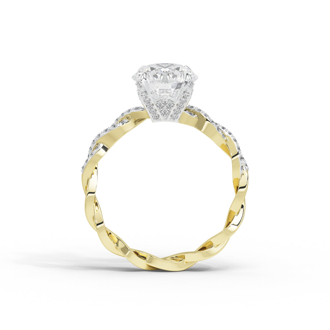 1 Carat Leila Round Solitaire Ring
