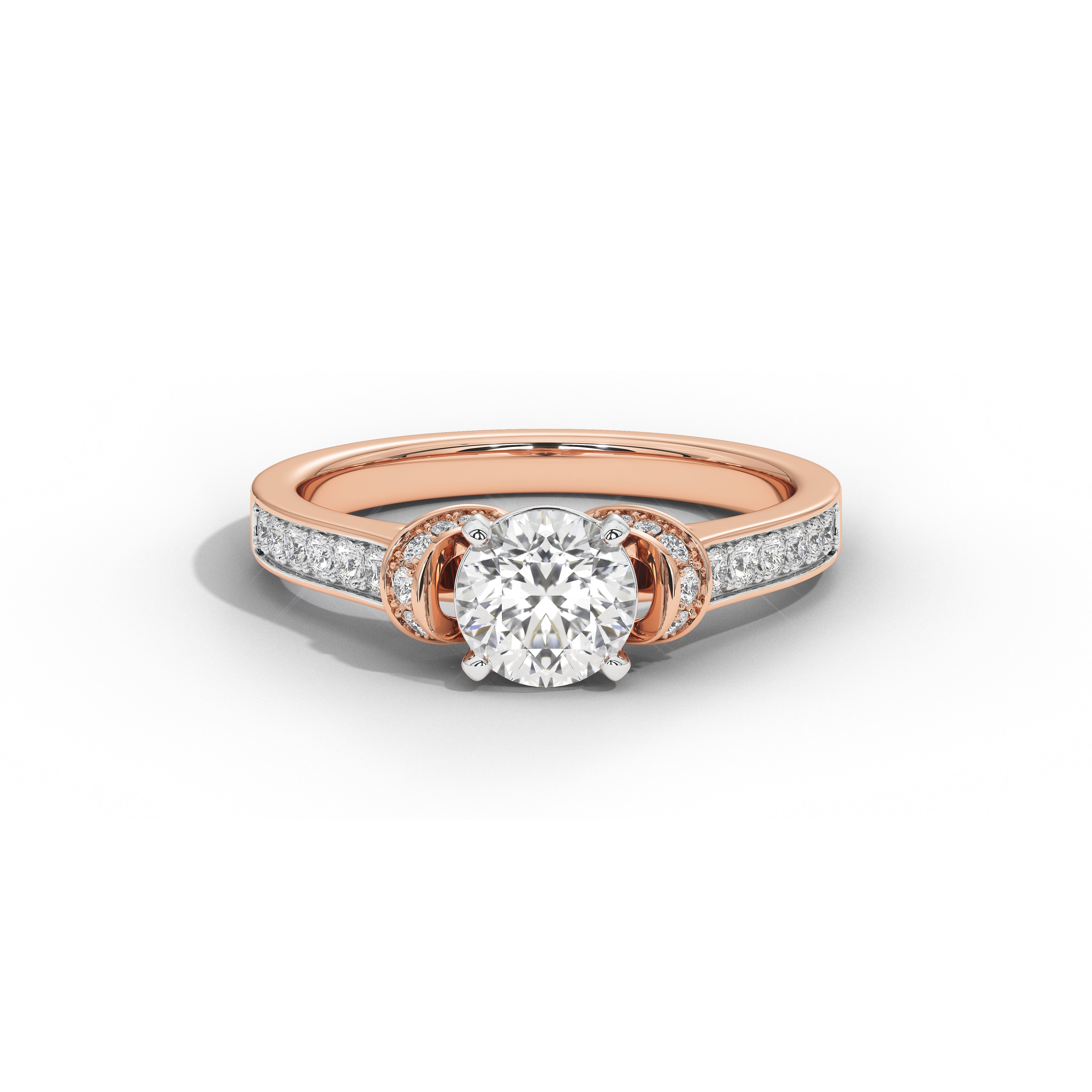 1 Carat Cynthia Round Double Halo Ring