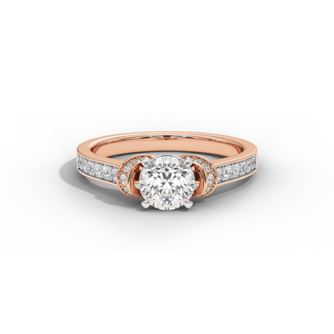 1 Carat Cynthia Round Double Halo Ring