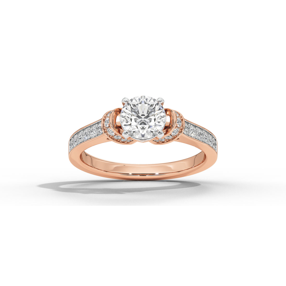 1 Carat Cynthia Round Double Halo Ring