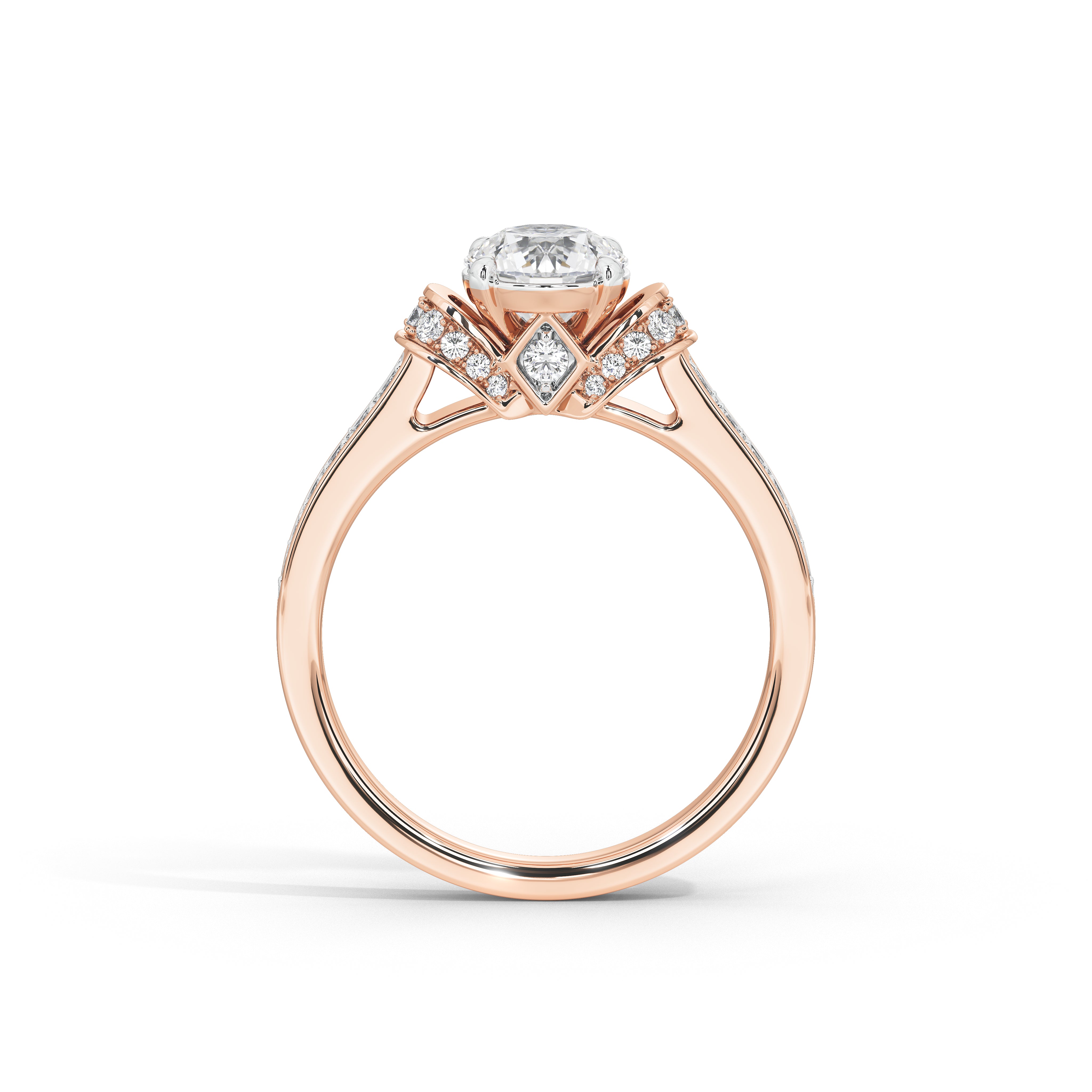 1 Carat Cynthia Round Double Halo Ring