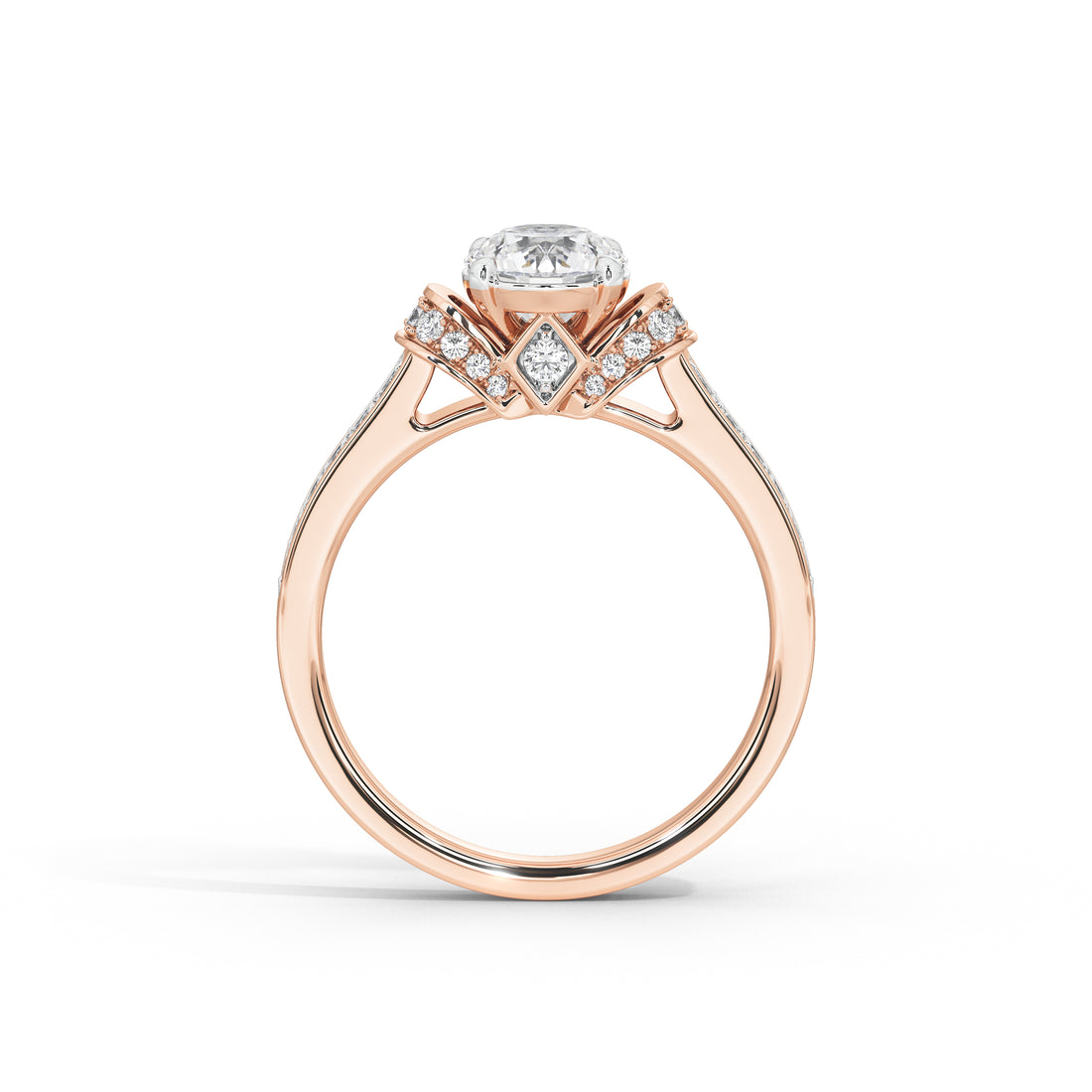 1 Carat Cynthia Round Double Halo Ring