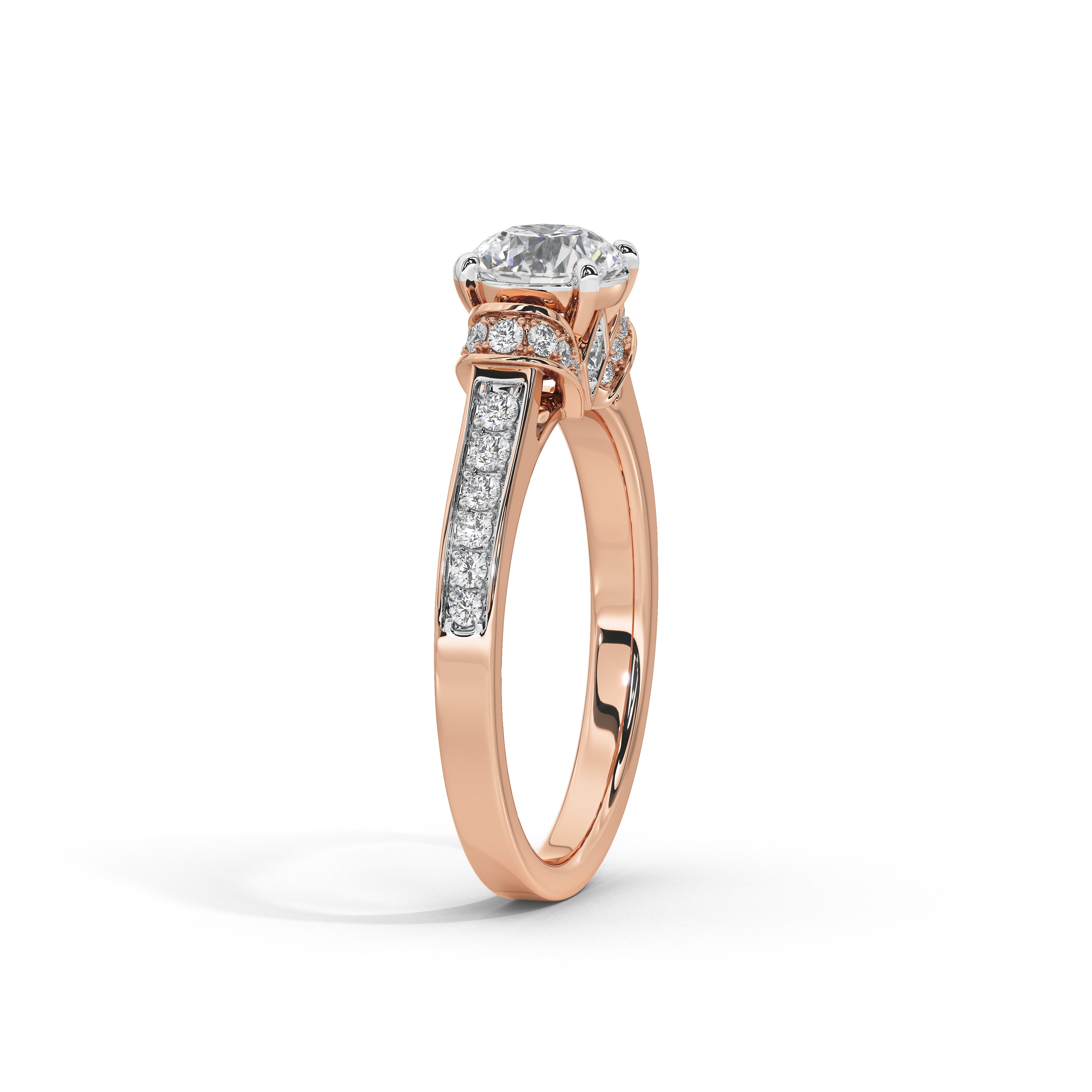 1 Carat Cynthia Round Double Halo Ring