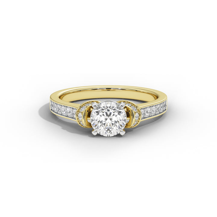 1 Carat Cynthia Round Double Halo Ring