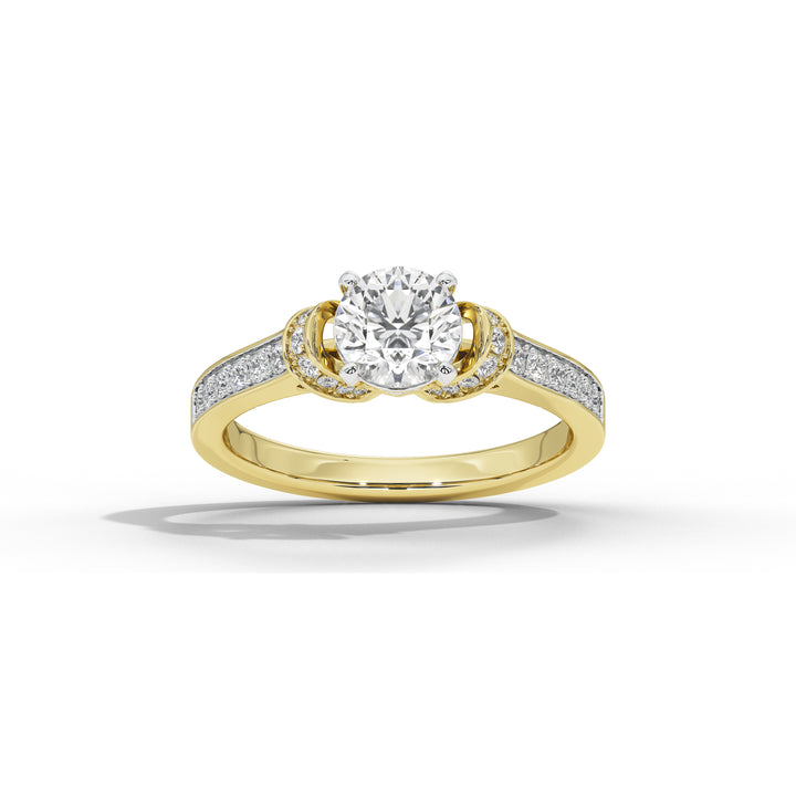 1 Carat Cynthia Round Double Halo Ring