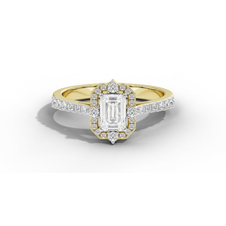 1 Carat Thea Victorian Emerald Ring