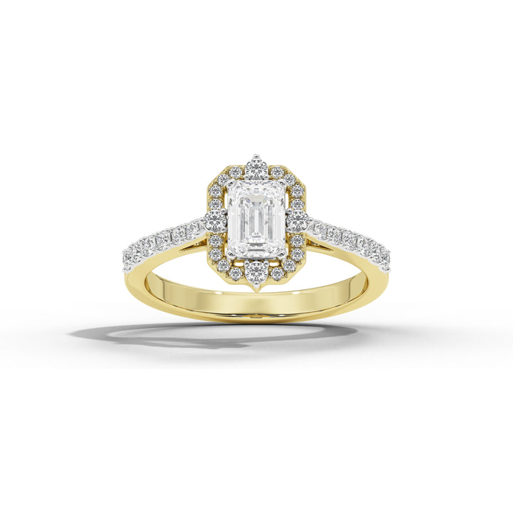 1 Carat Thea Victorian Emerald Ring