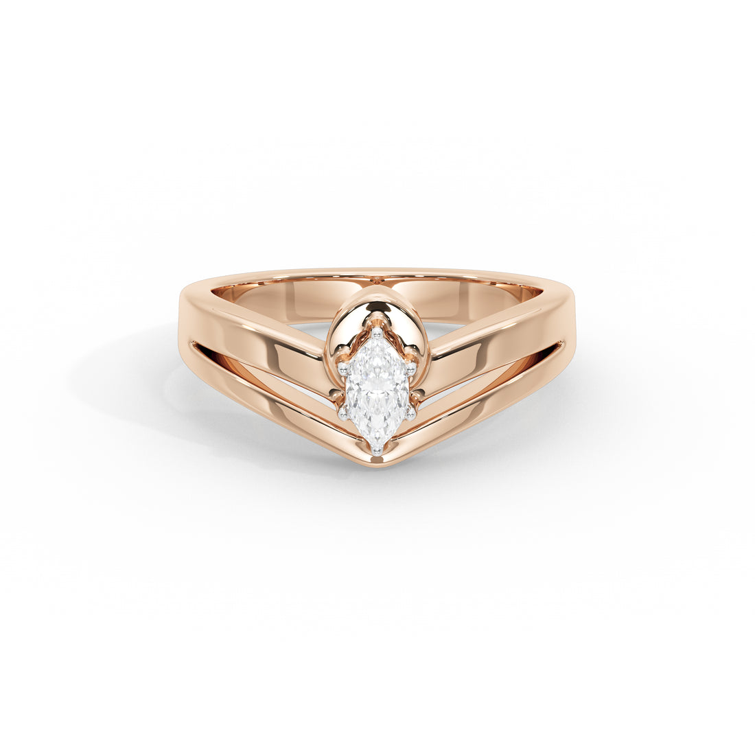 Sorrel Marquise Solitaire Ring