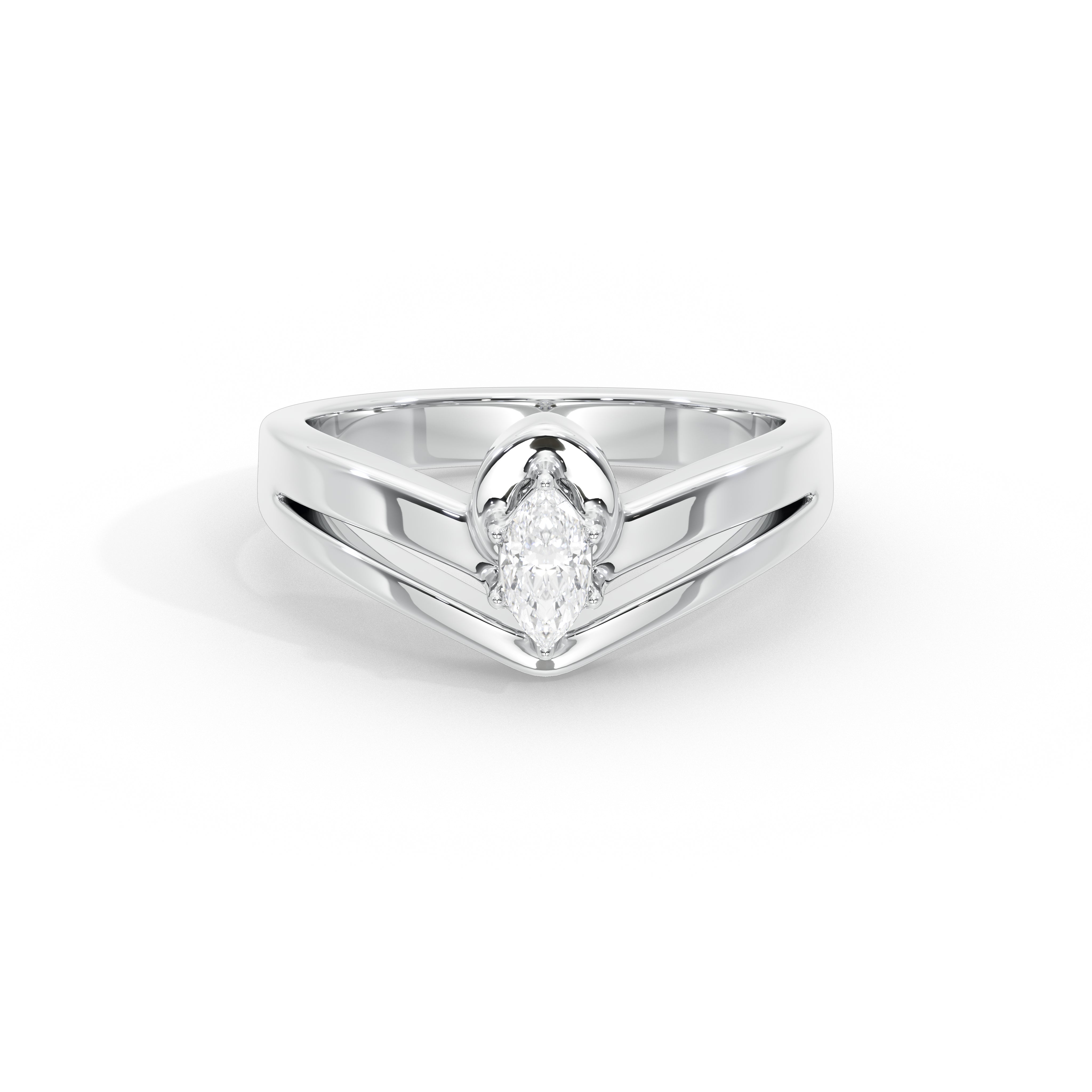 Sorrel Marquise Solitaire Ring
