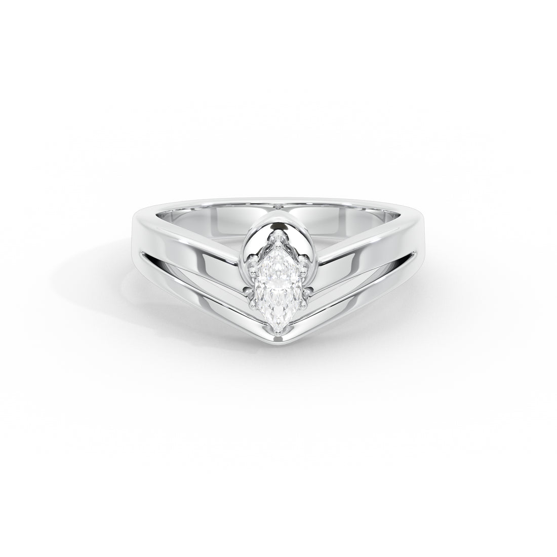 Sorrel Marquise Solitaire Ring