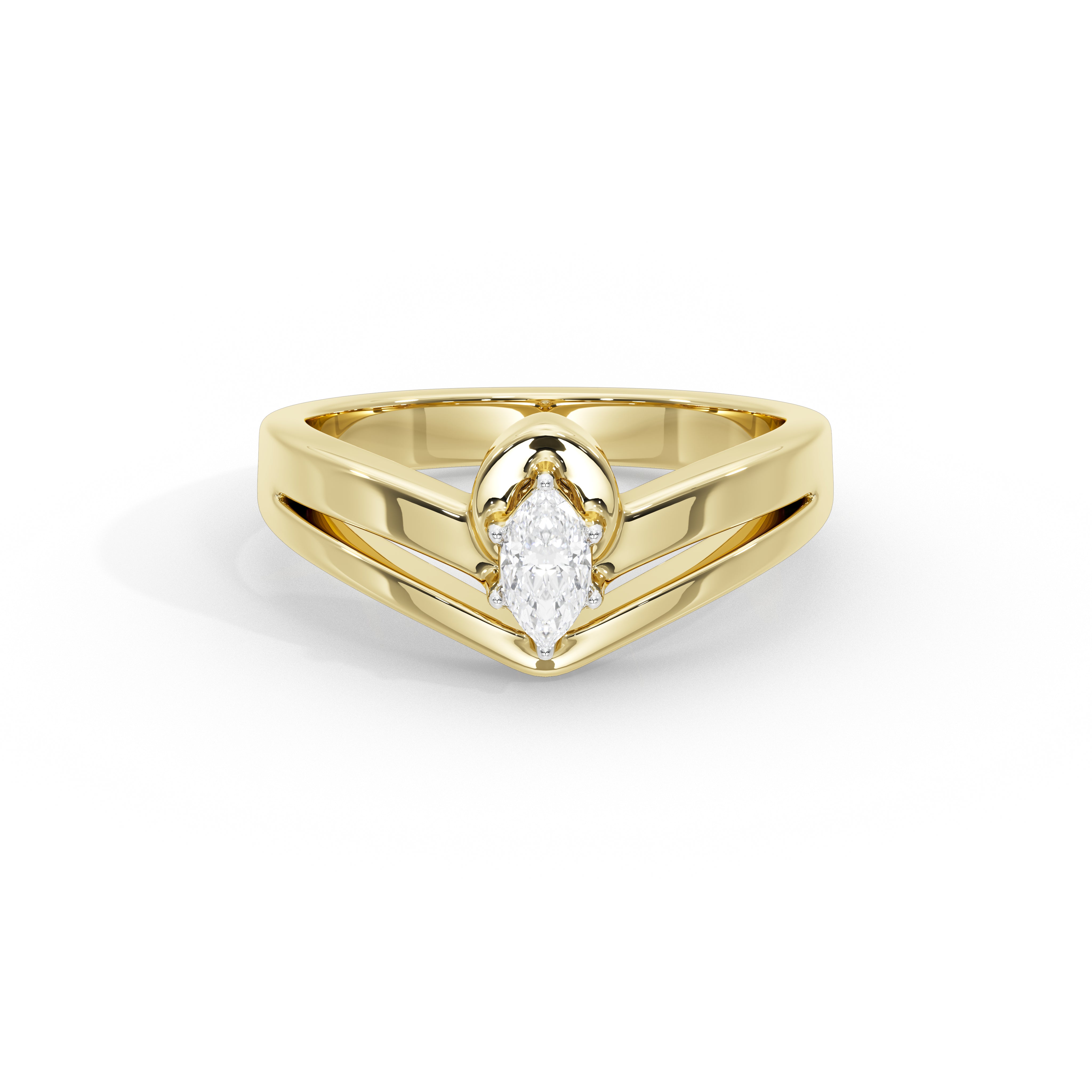 Sorrel Marquise Solitaire Ring