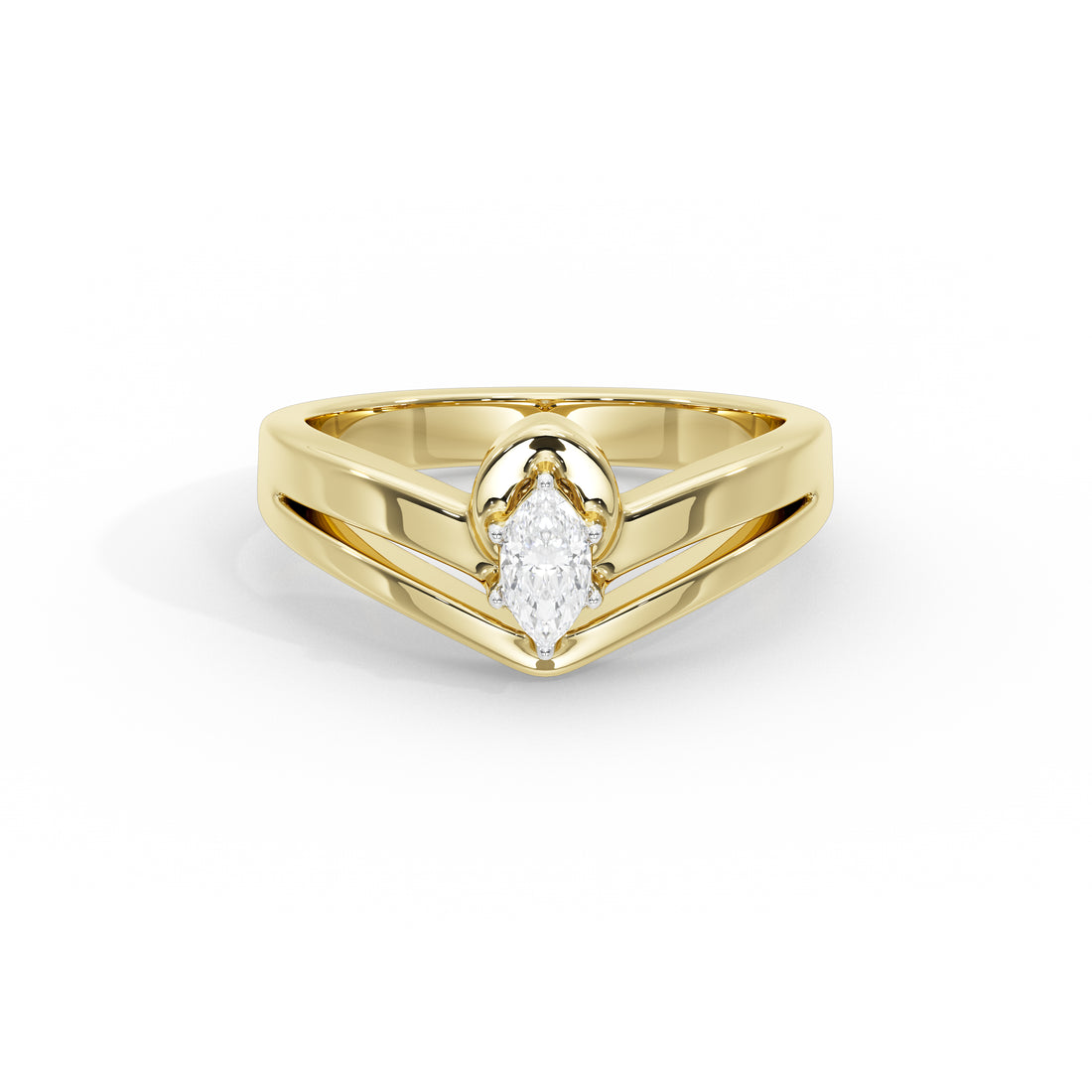 Sorrel Marquise Solitaire Ring