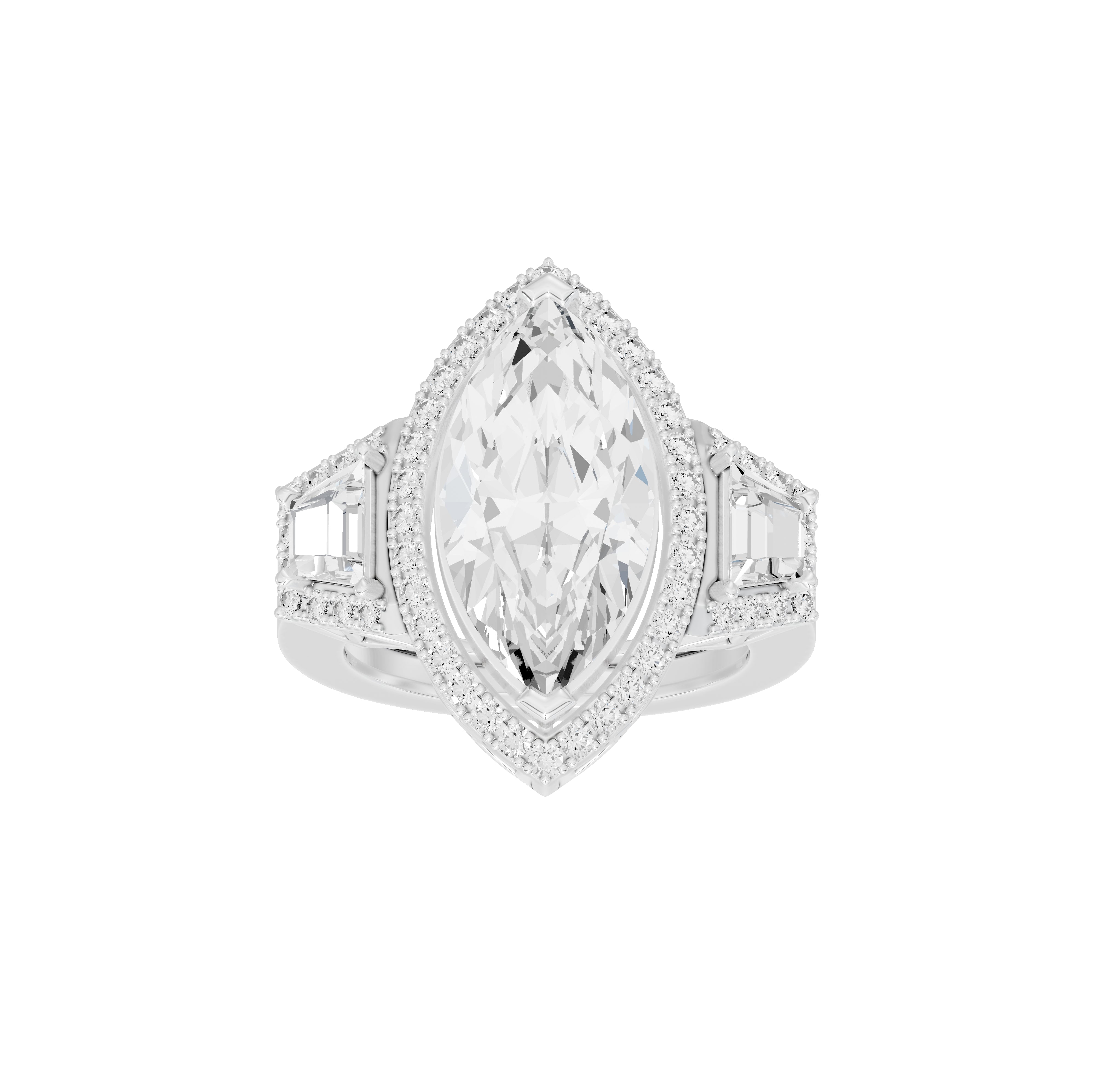 5 Carat Marquise Solitaire Ring