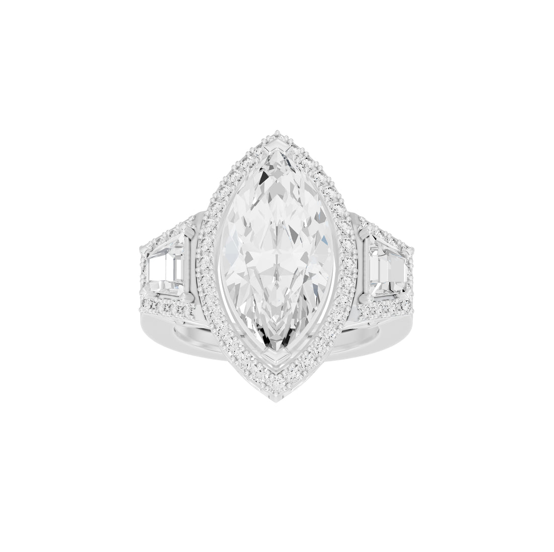 5 Carat Marquise Solitaire Ring