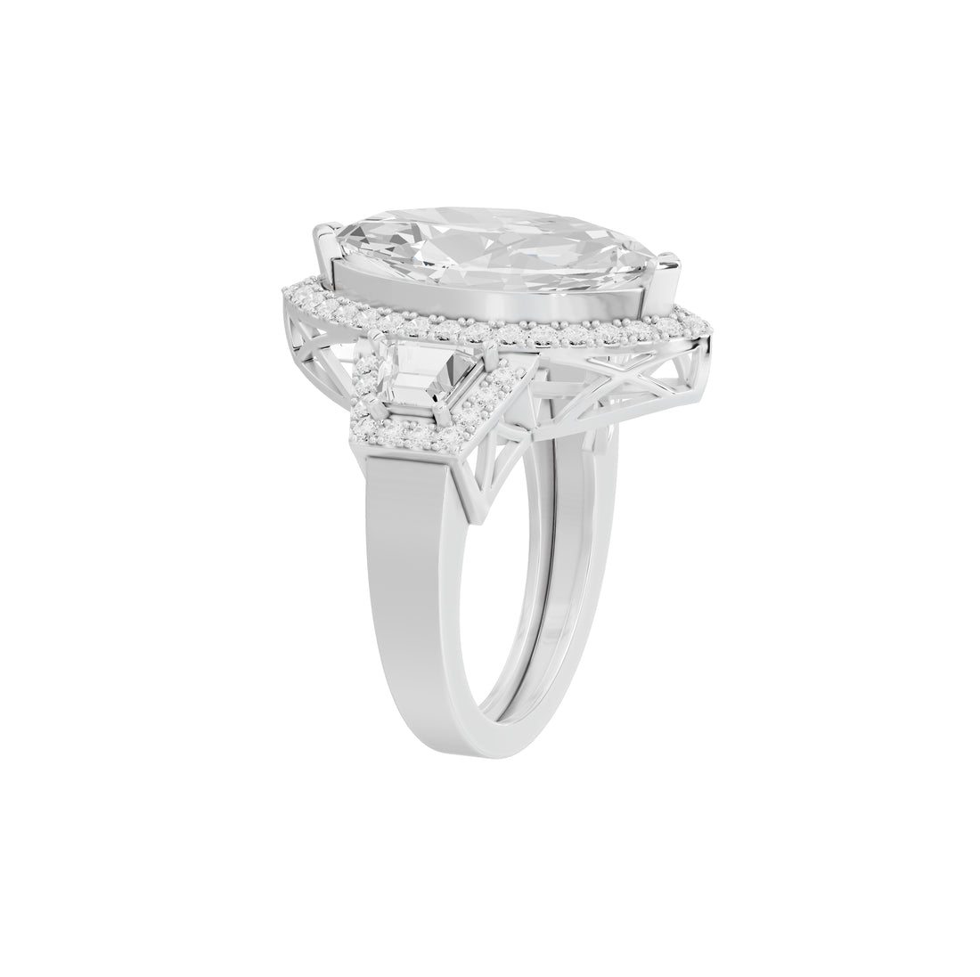 5 Carat Marquise Solitaire Ring