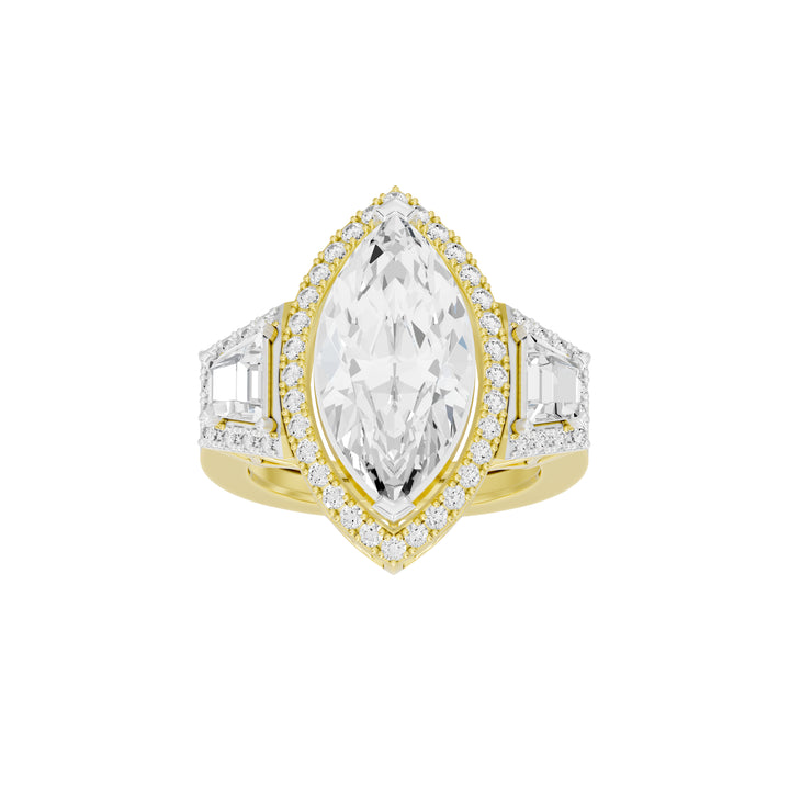 5 Carat Marquise Solitaire Ring