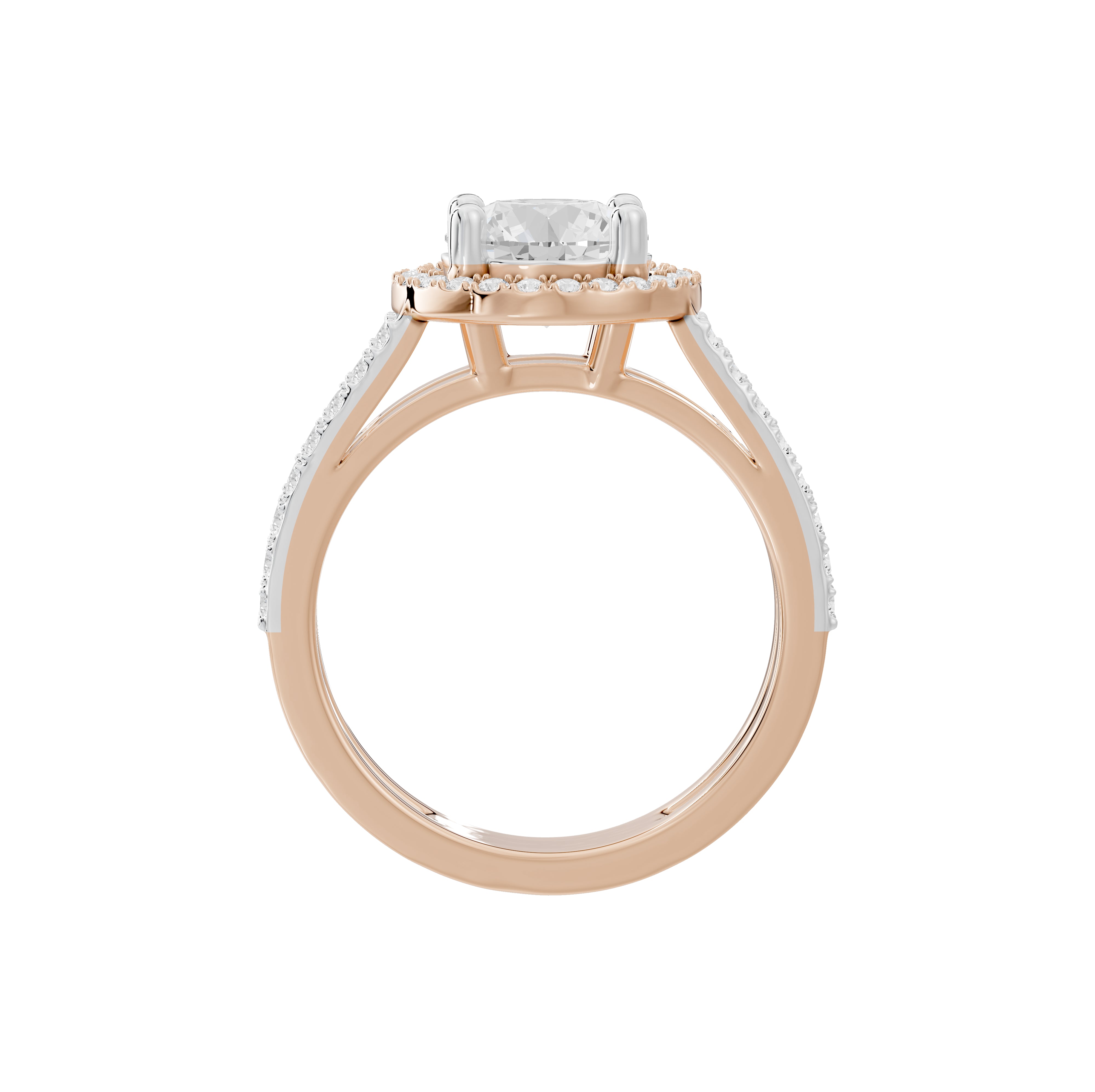 2 Carat Elaine Dual Band Ring
