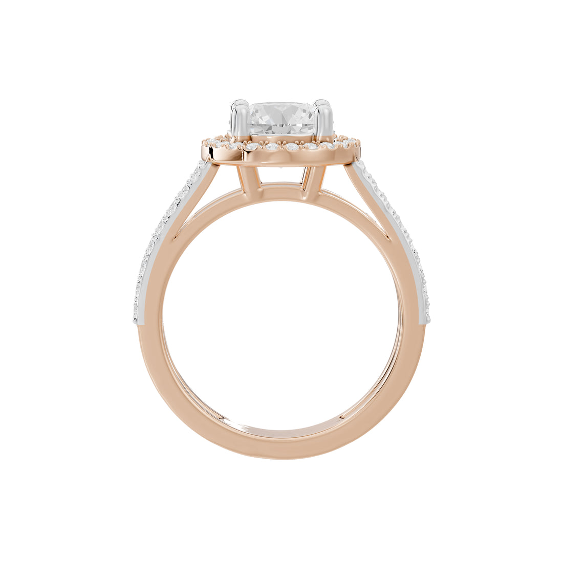 2 Carat Elaine Dual Band Ring