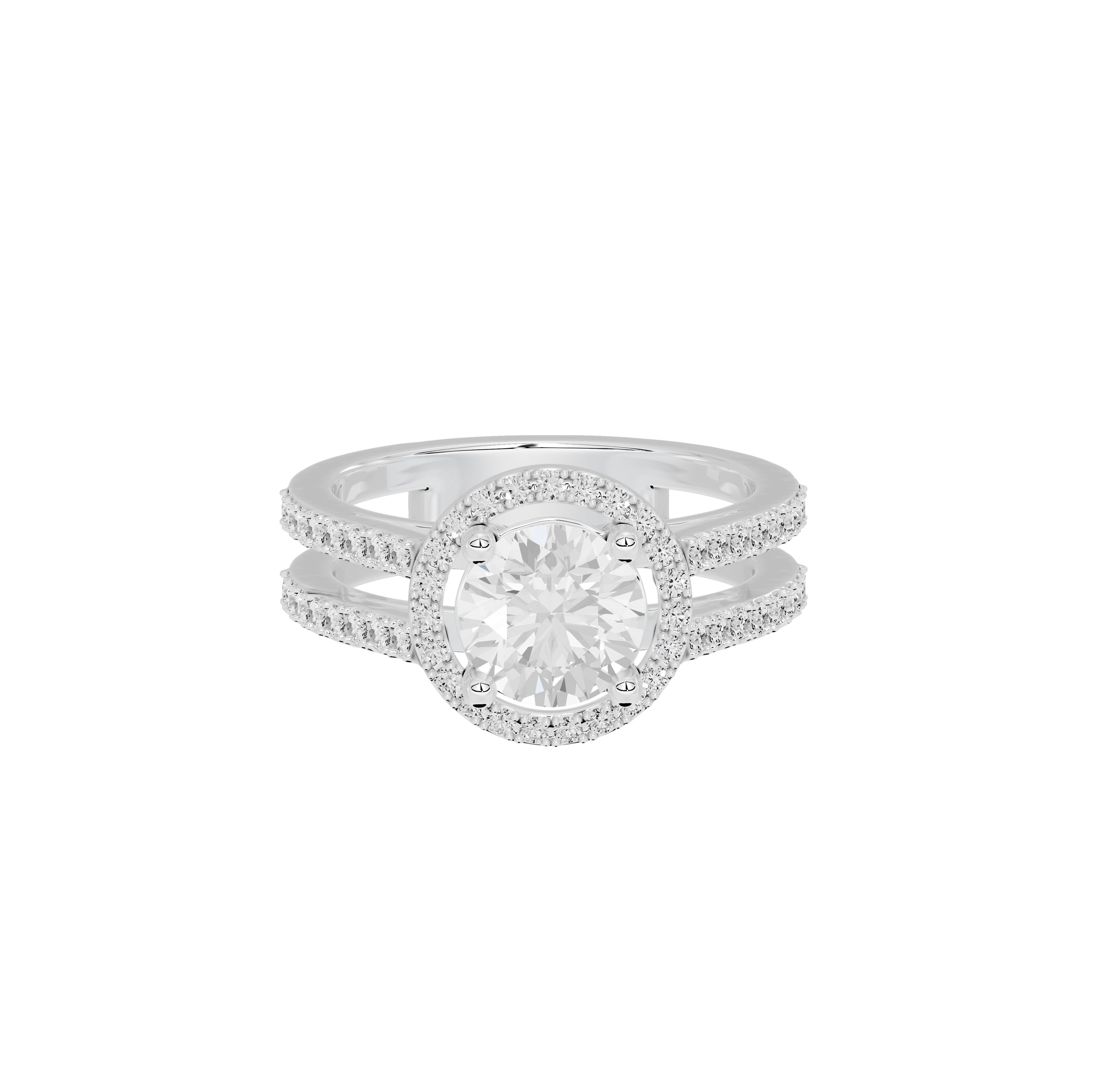 2 Carat Elaine Dual Band Ring