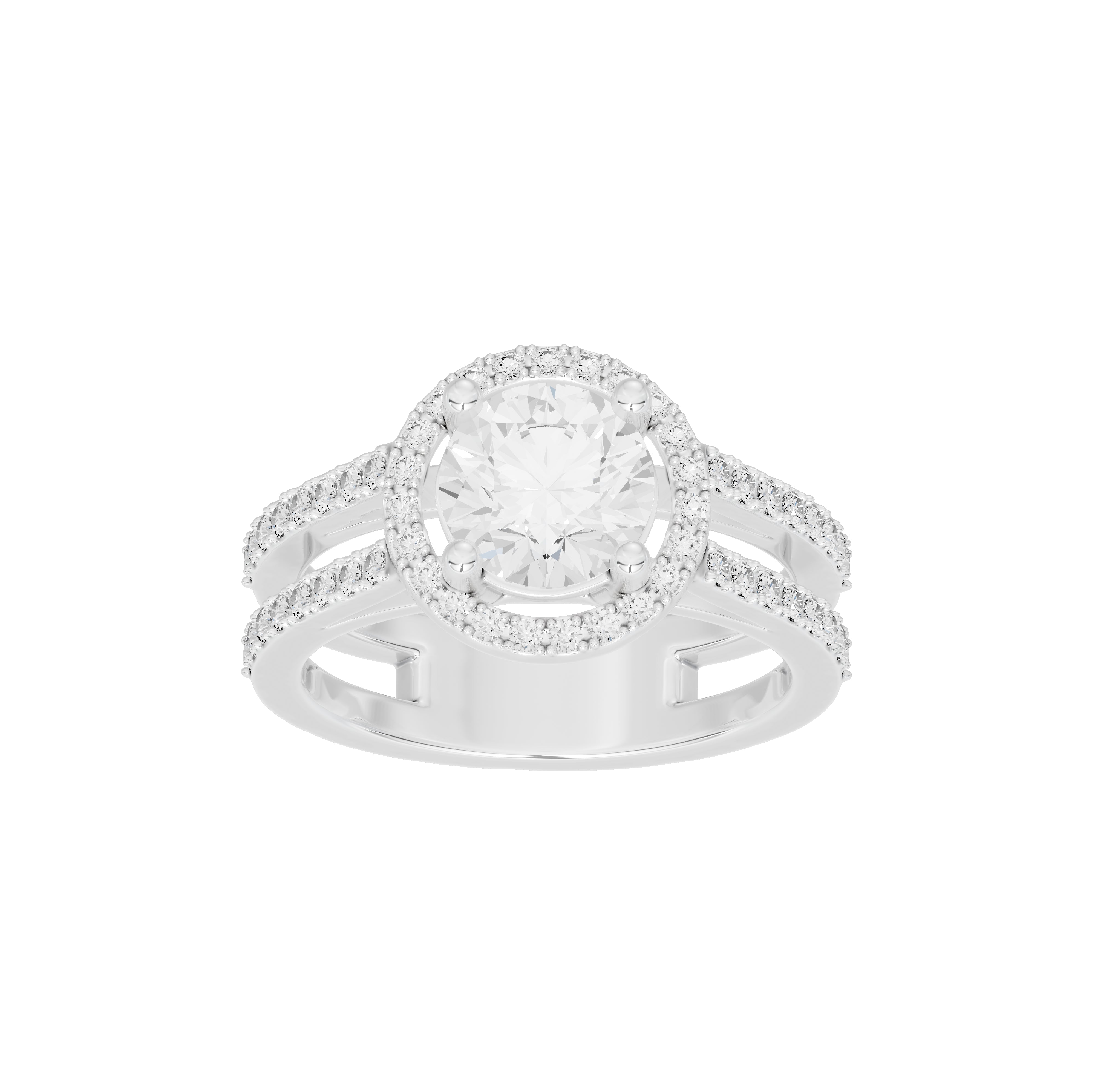 2 Carat Elaine Dual Band Ring