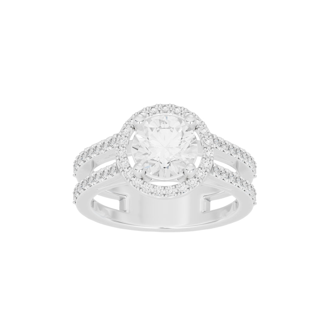 2 Carat Elaine Dual Band Ring