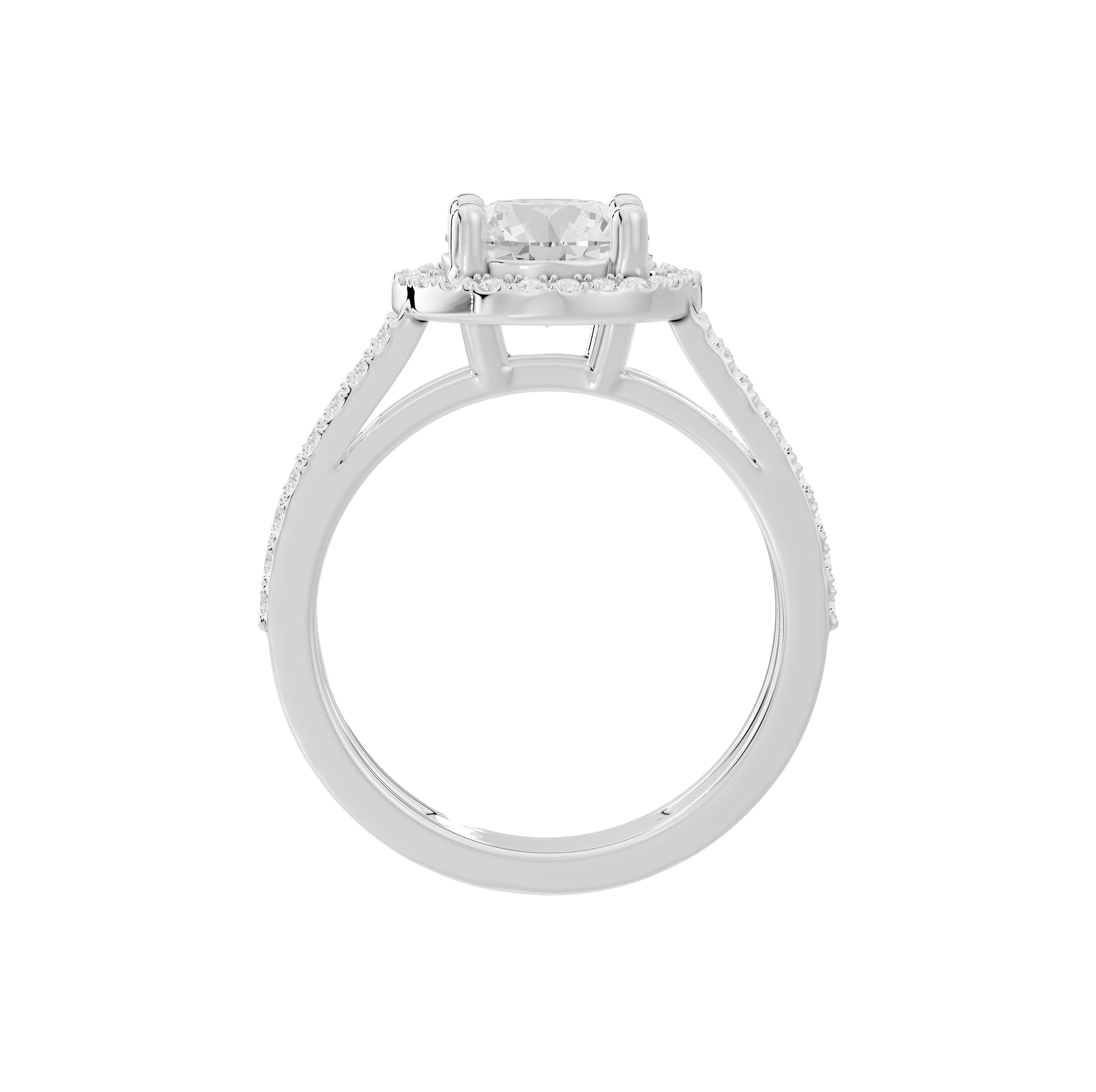 2 Carat Elaine Dual Band Ring