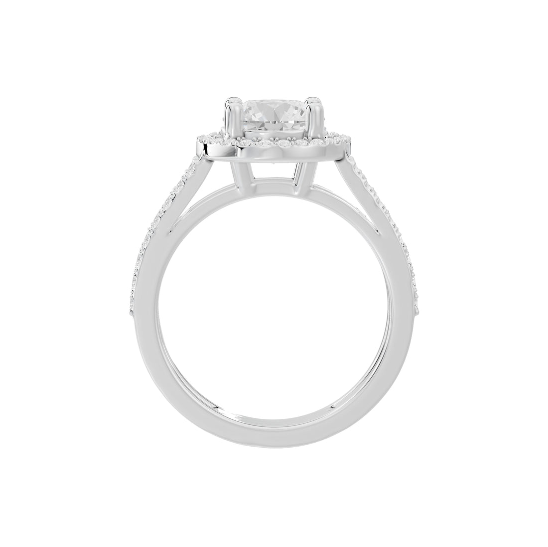 2 Carat Elaine Dual Band Ring