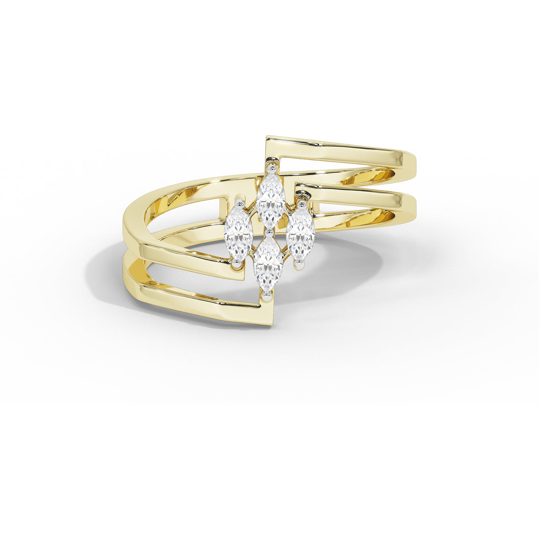 Yara Marquise Cluster Ring