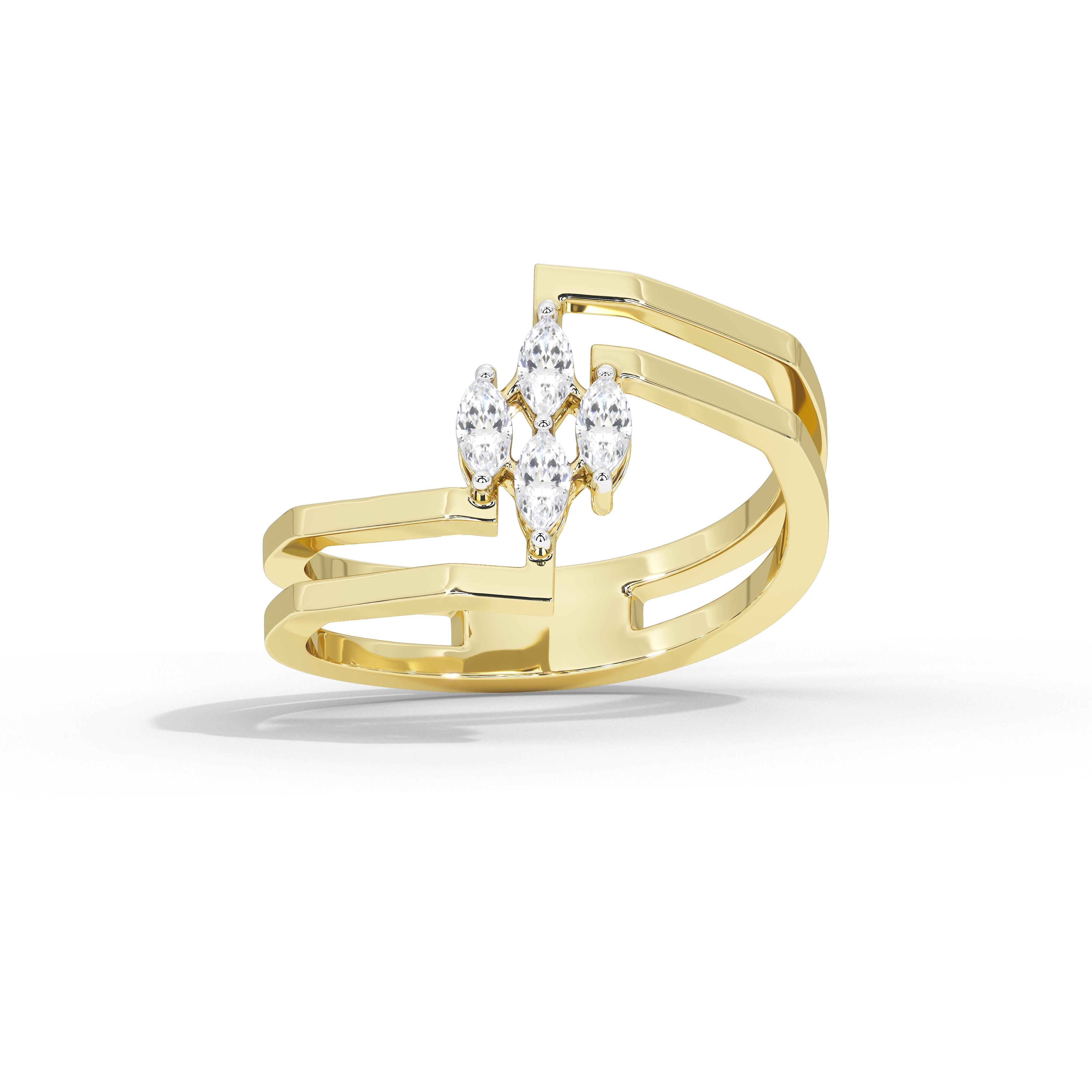 Yara Marquise Cluster Ring
