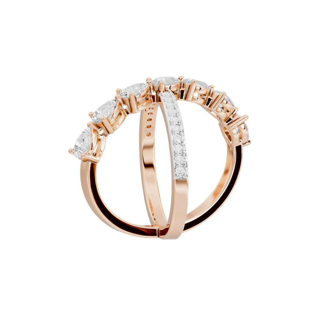 Samantha Cross Band Ring