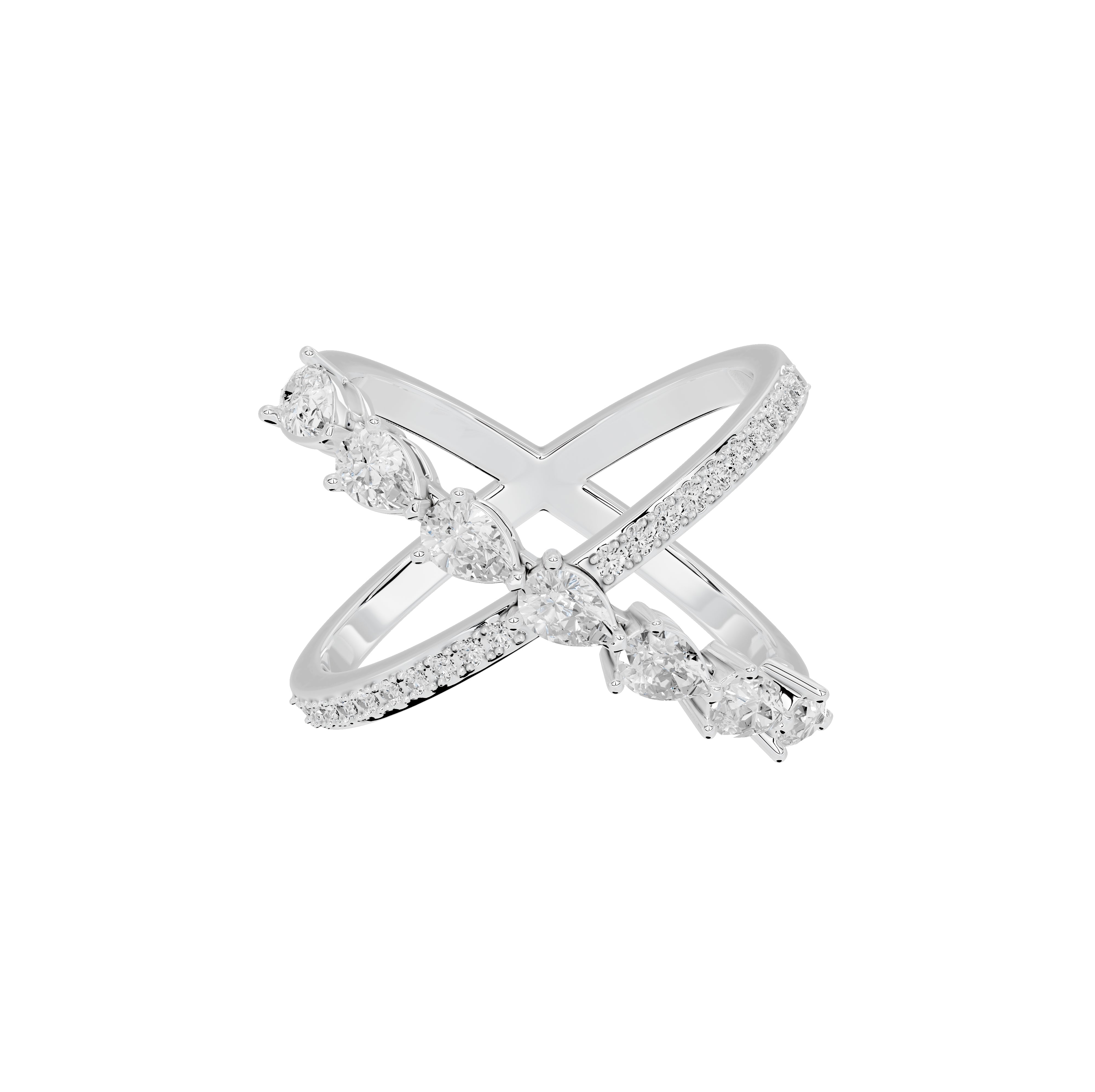 Samantha Cross Band Ring