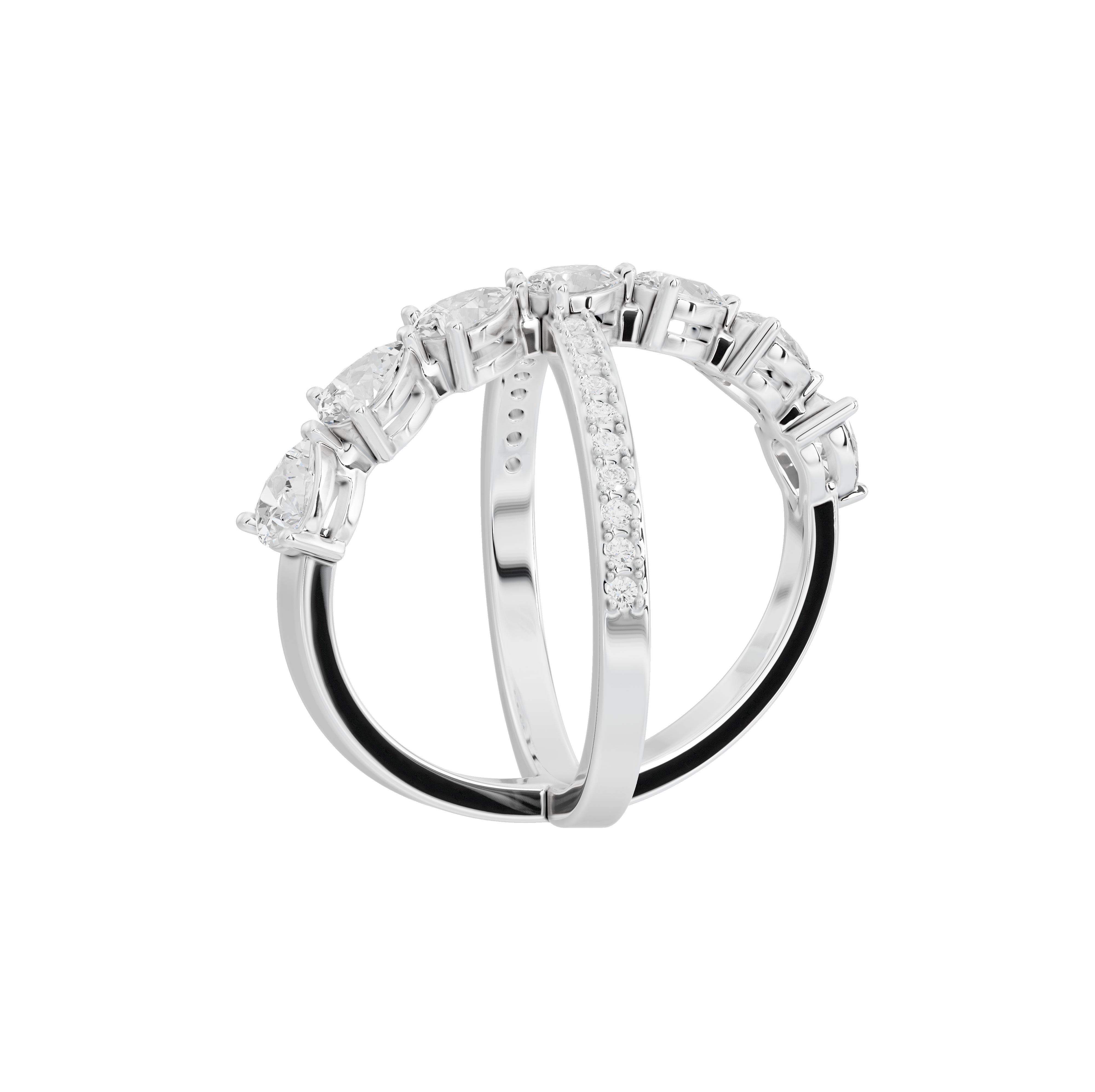Samantha Cross Band Ring