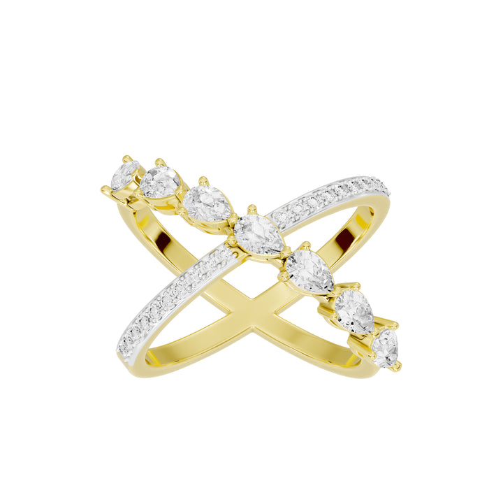 Samantha Cross Band Ring