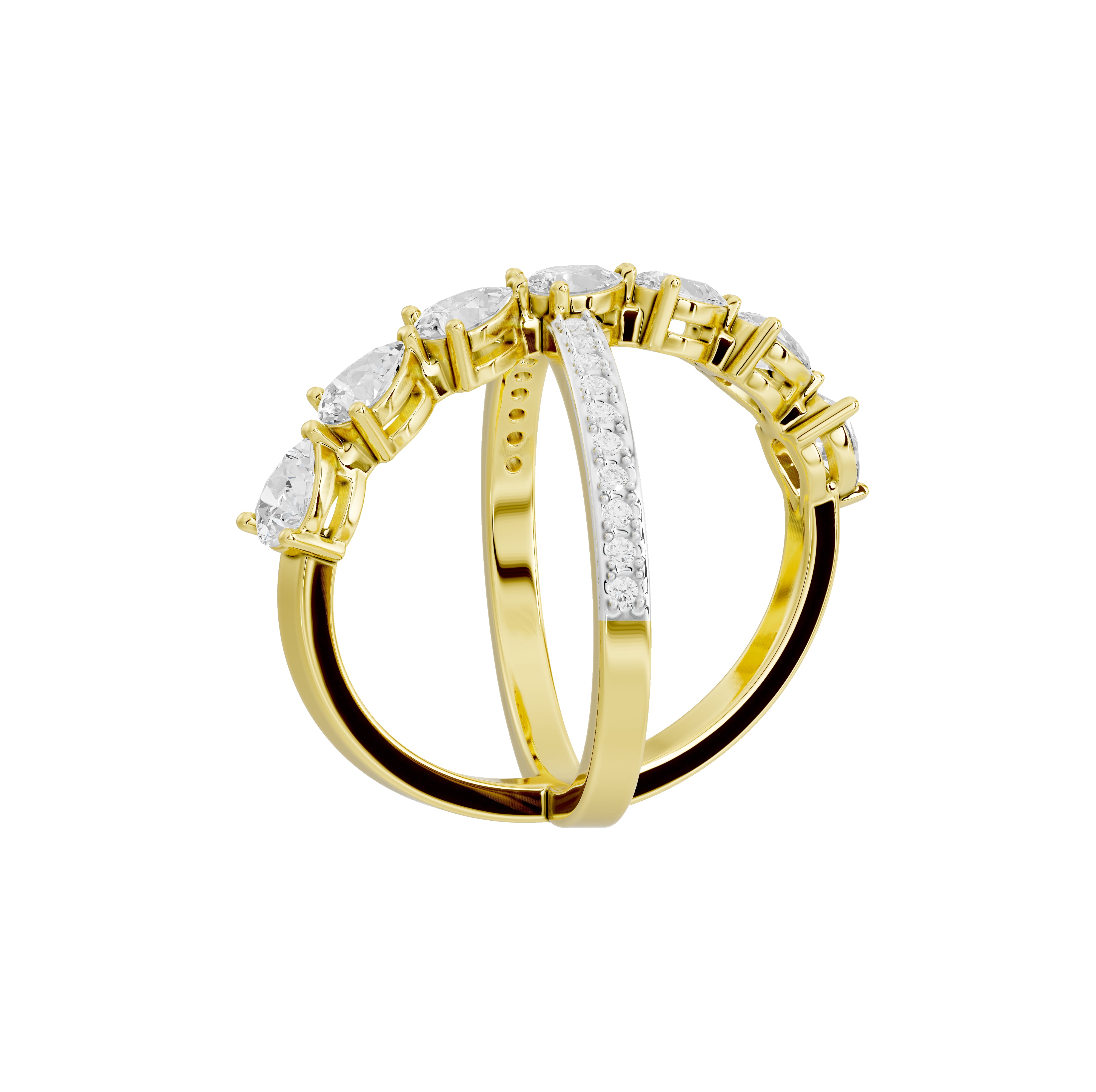 Samantha Cross Band Ring