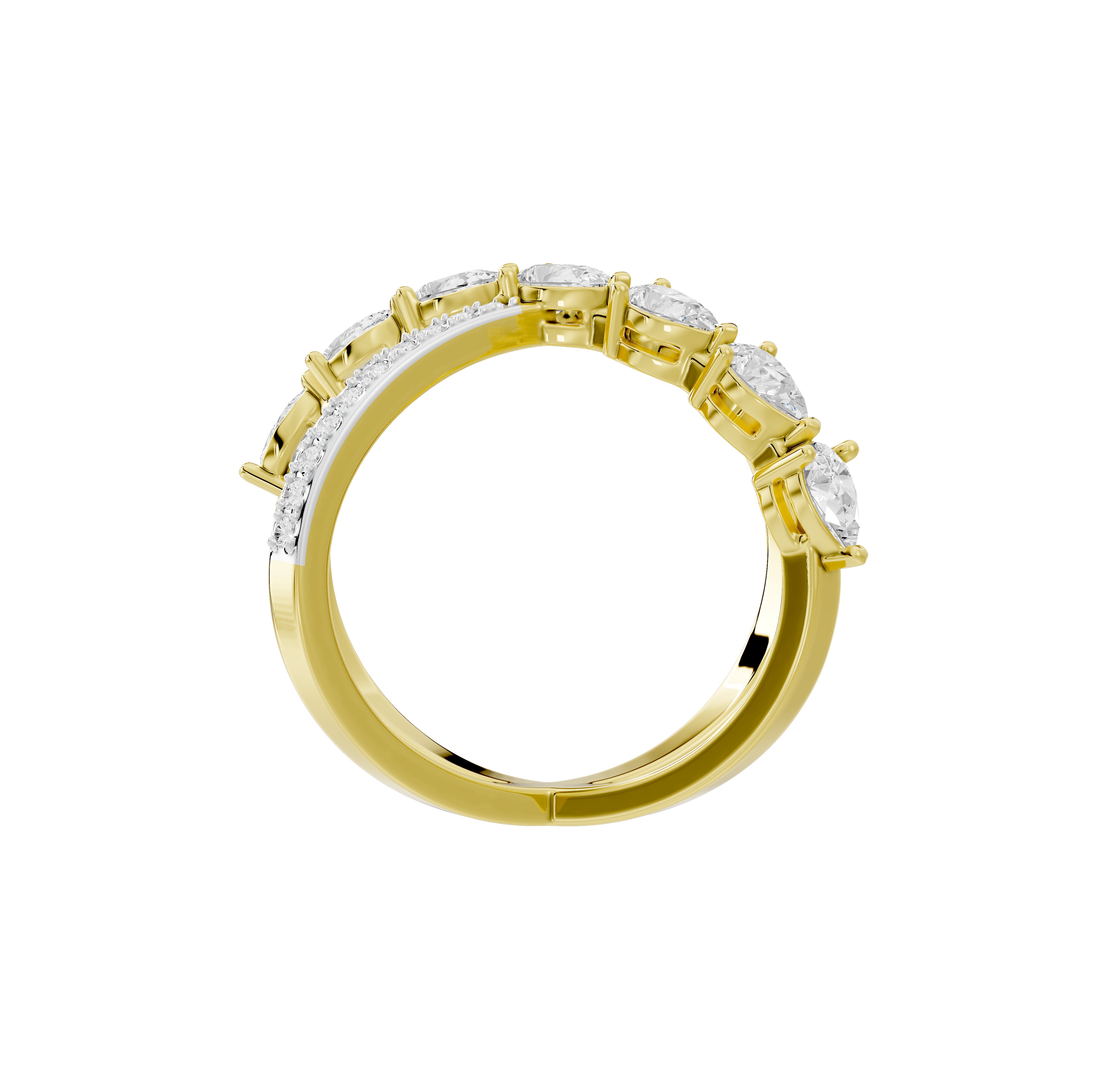 Samantha Cross Band Ring
