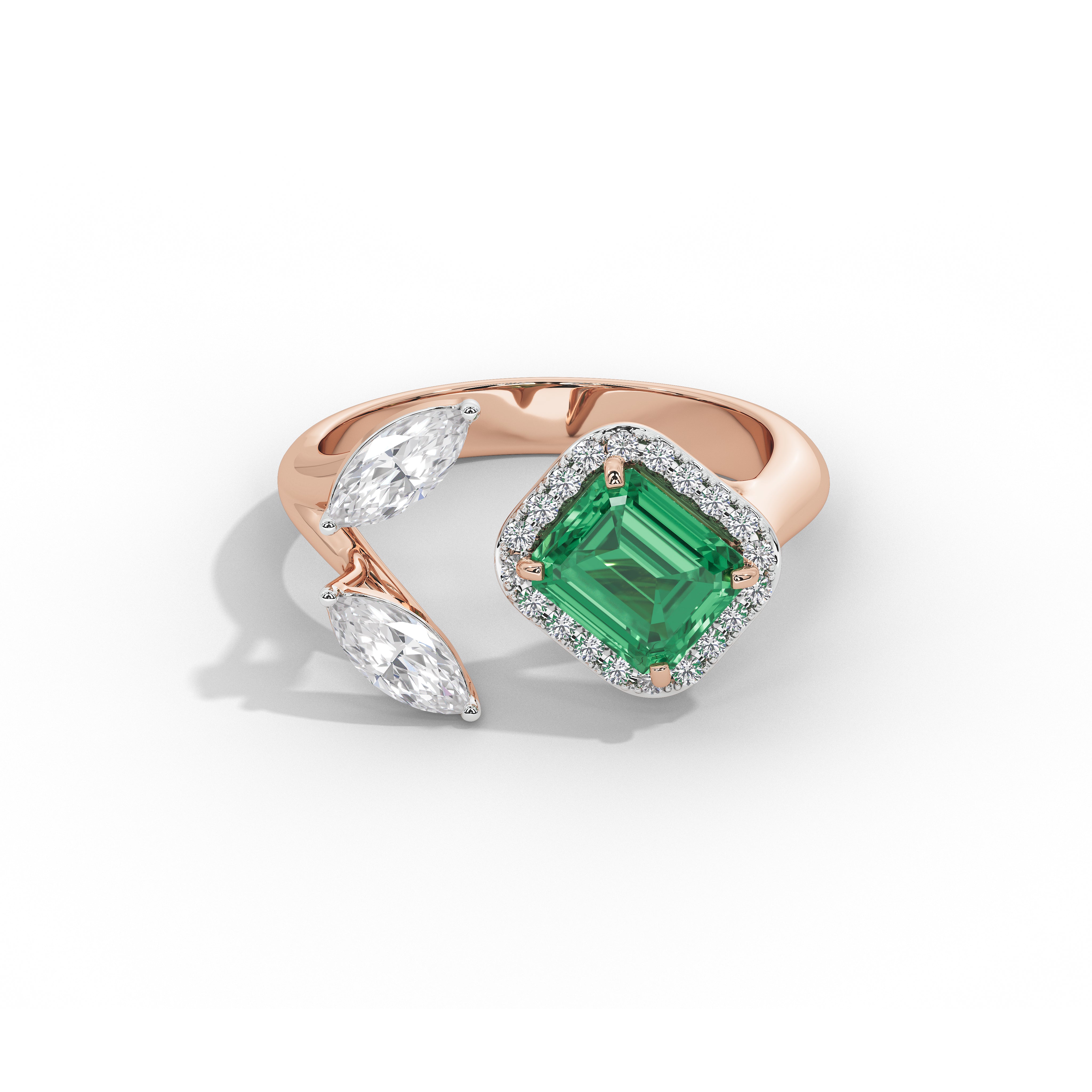 Cathy Emerald & Marquise Ring