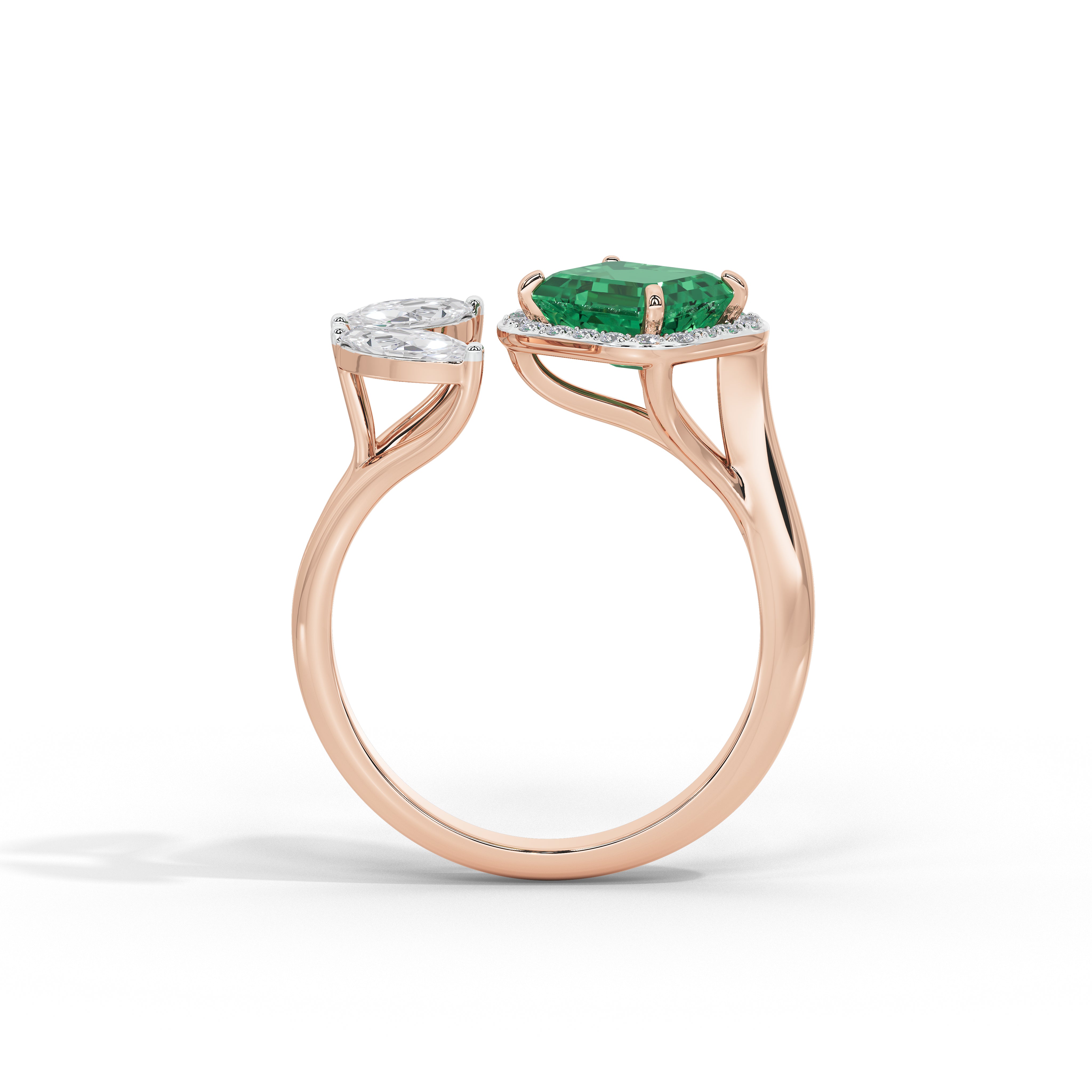 Cathy Emerald & Marquise Ring